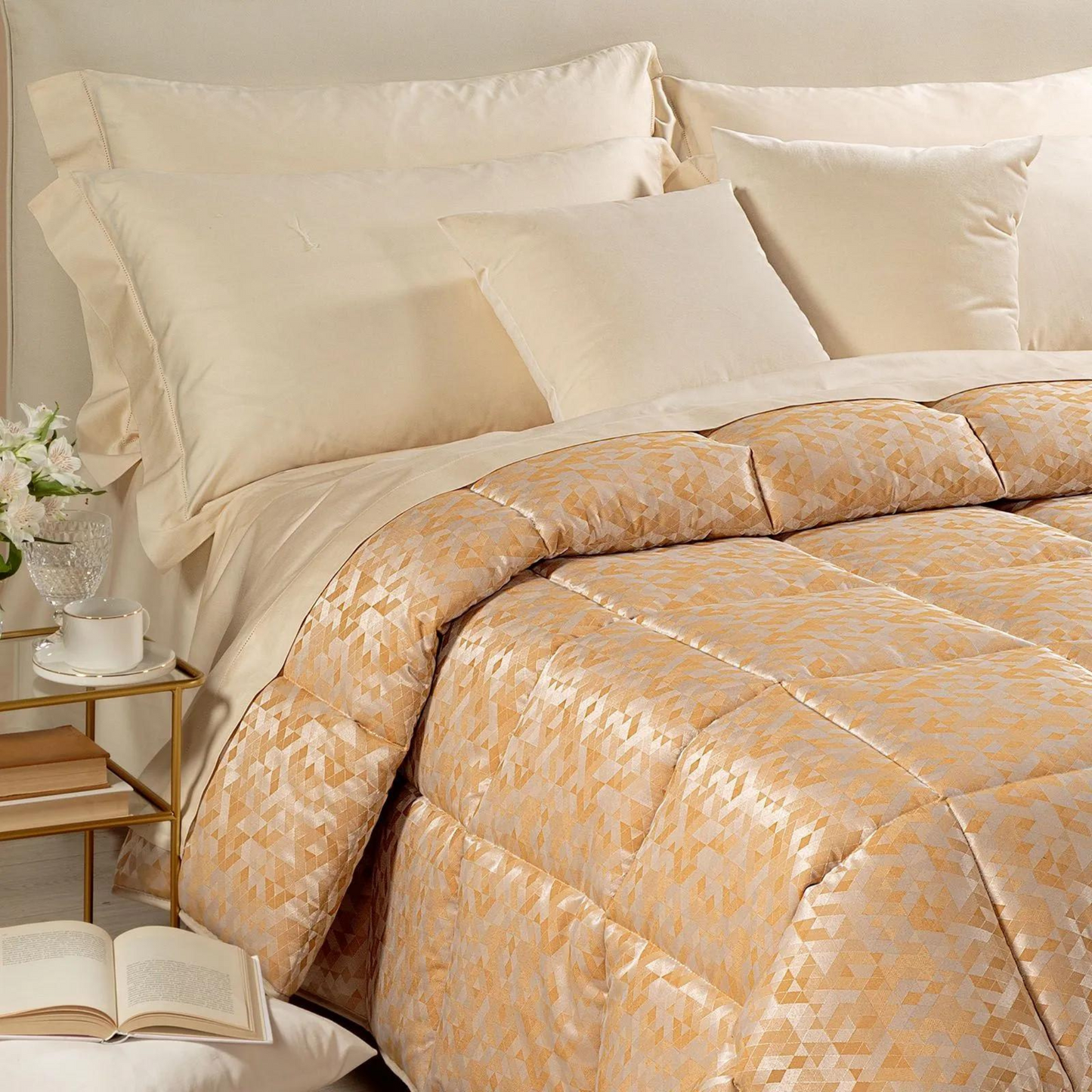 Trapunta Mixer Raso Jacquard Caleffi Dreaming