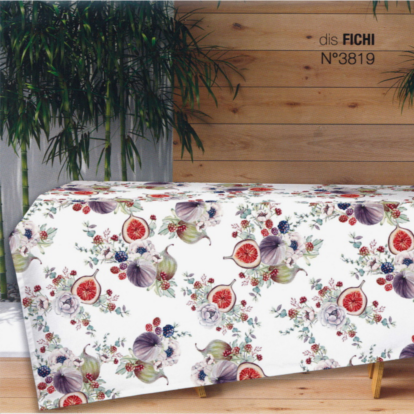 Tovaglia Design Fichi 100% cotone