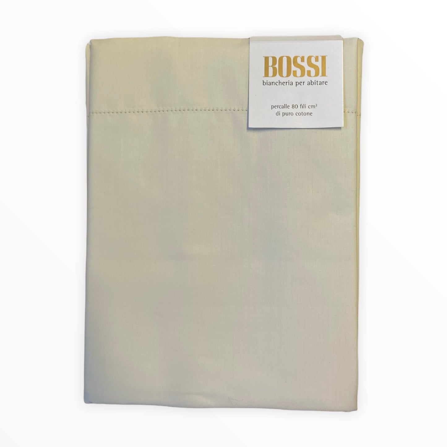 Coppia federe Bossicolor 2 volani cotone percalle 80 fili
