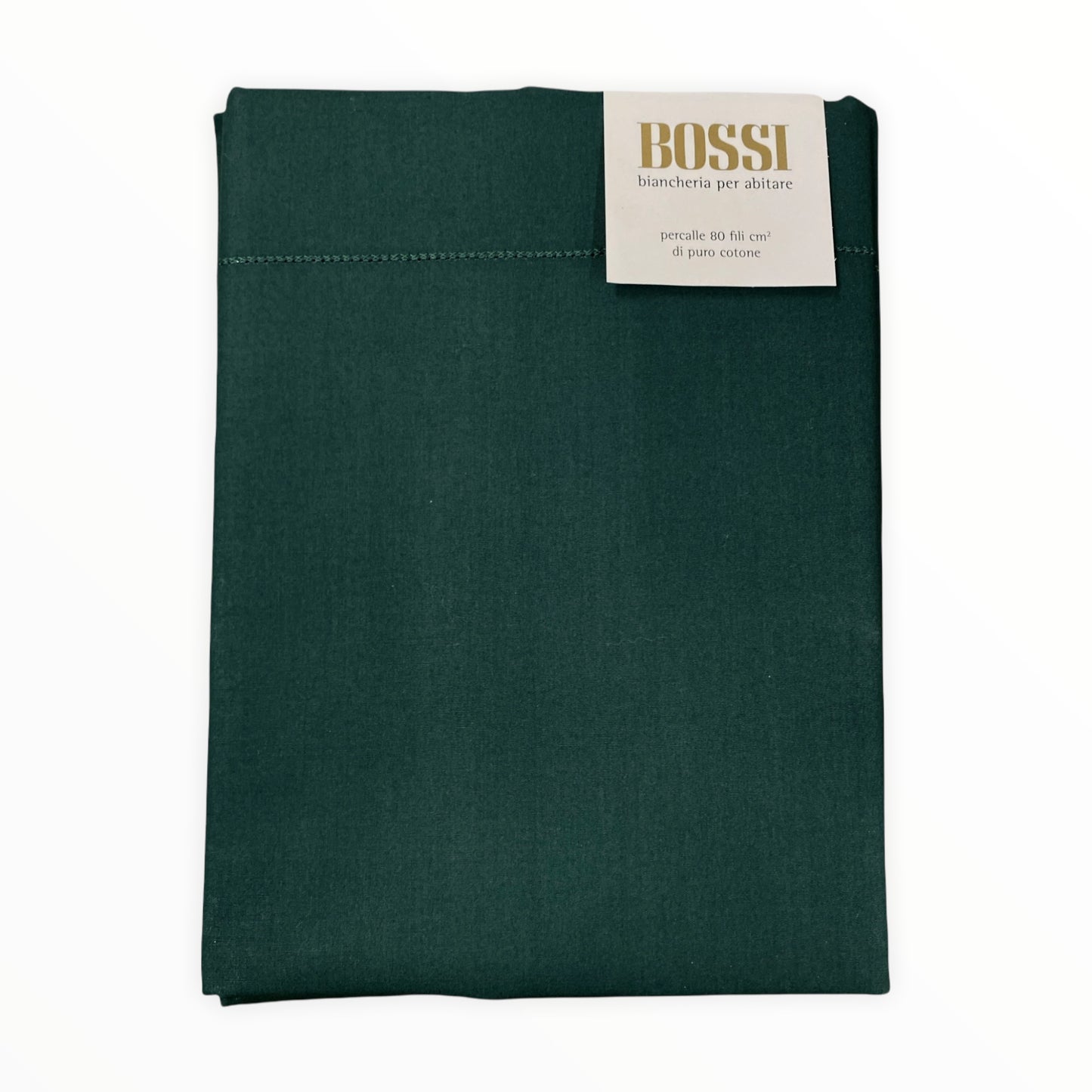 Coppia federe Bossicolor 2 volani cotone percalle 80 fili