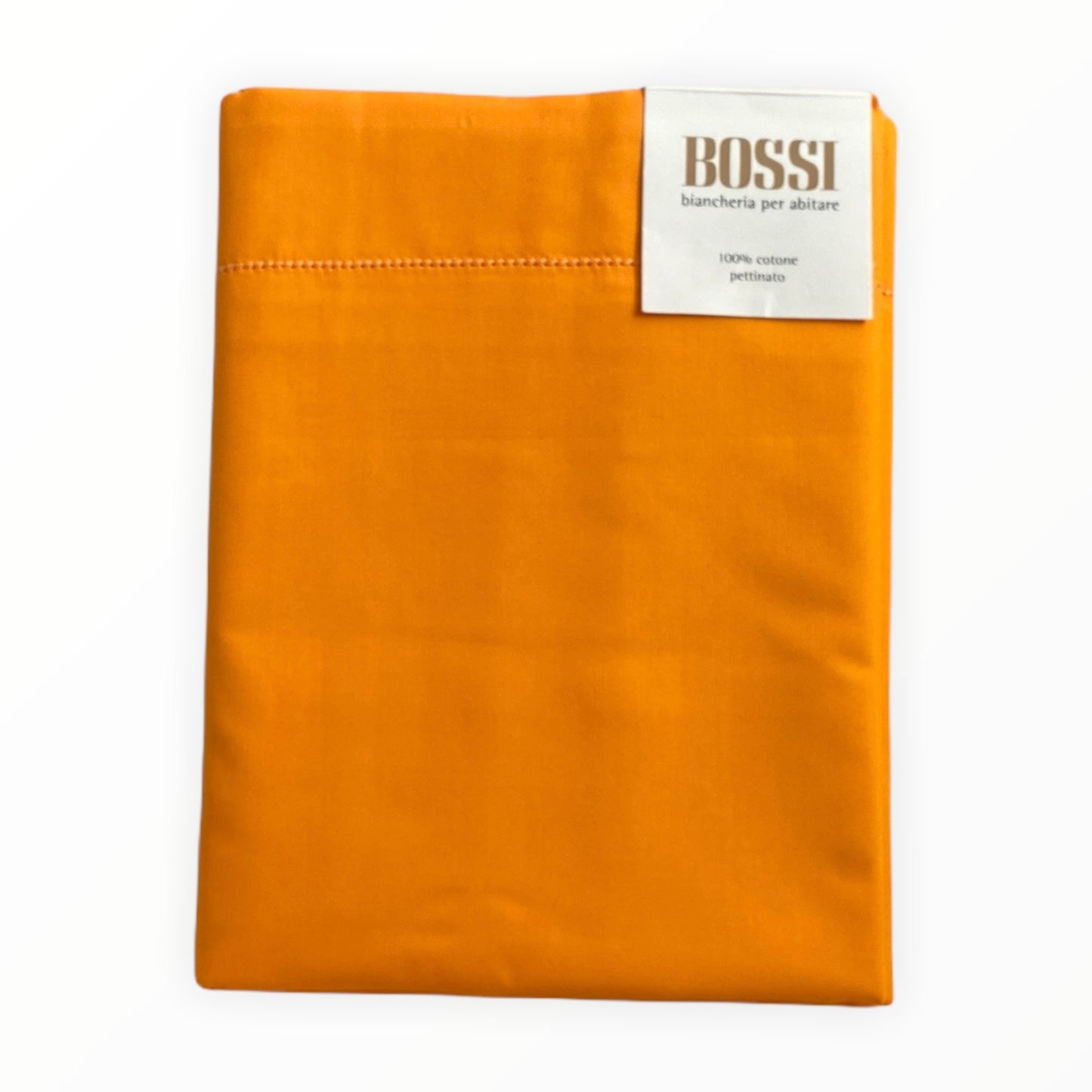Coppia federe Bossicolor 2 volani cotone percalle 80 fili