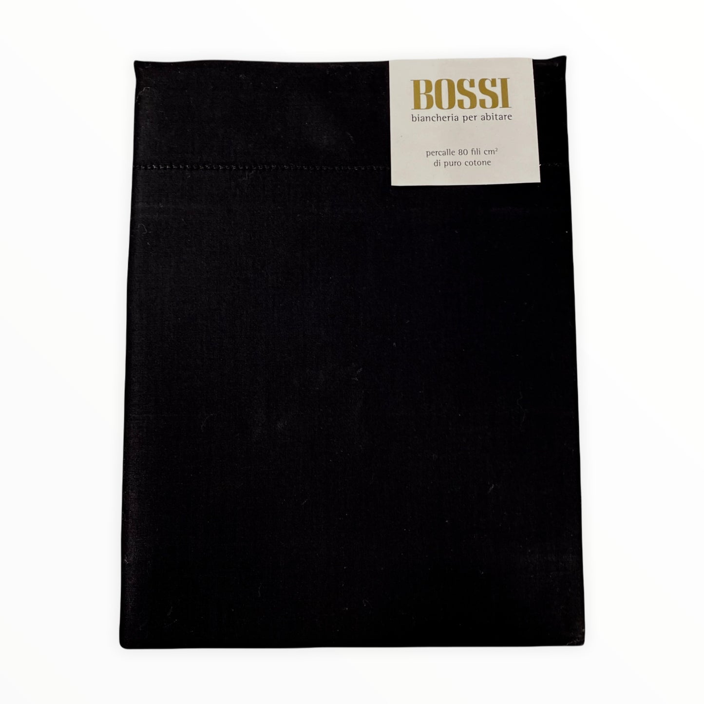 Coppia federe Bossicolor 2 volani cotone percalle 80 fili