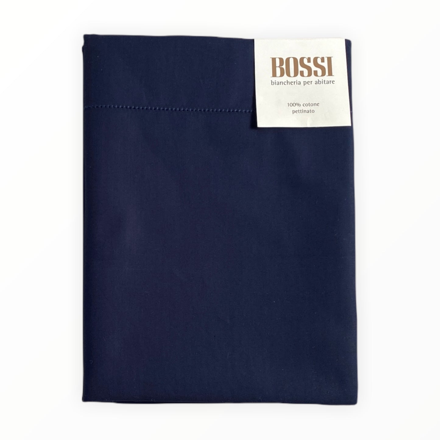 Coppia federe Bossicolor 2 volani cotone percalle 80 fili