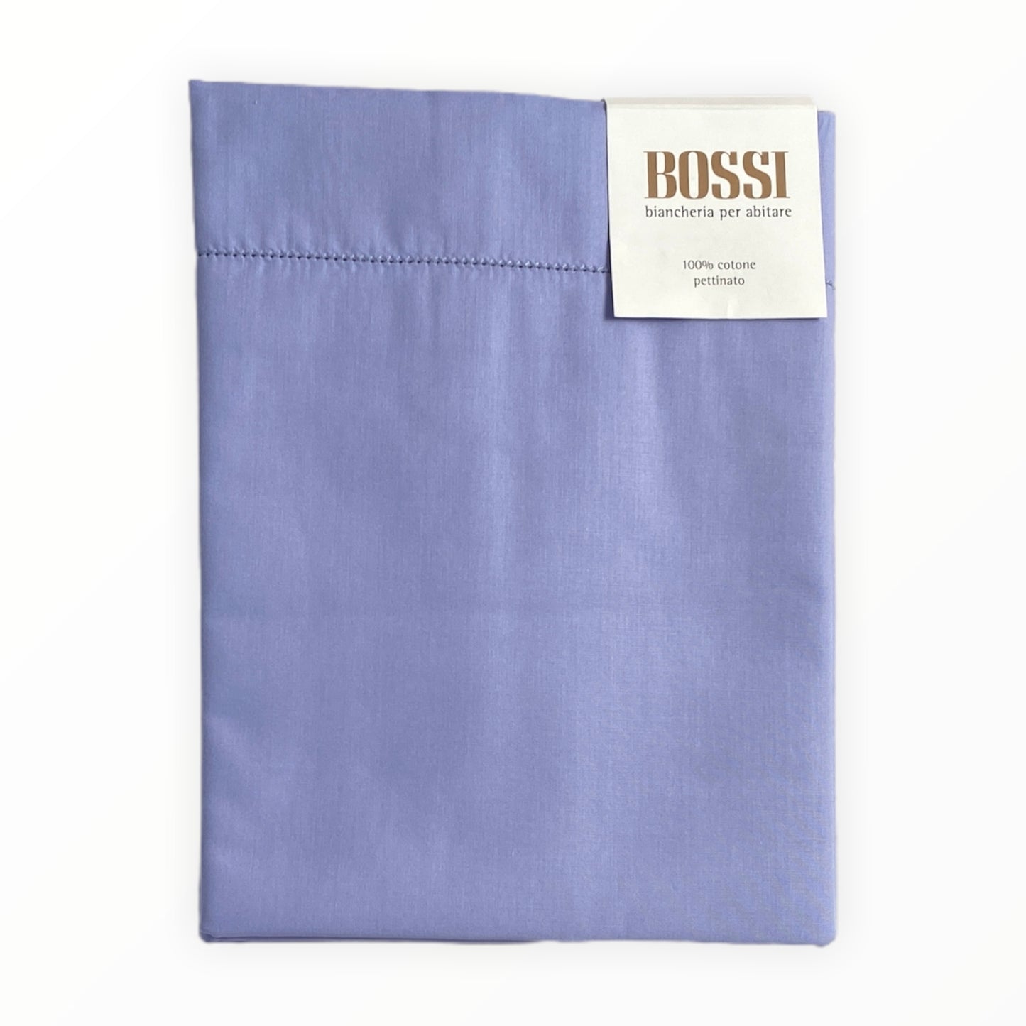 Coppia federe Bossicolor 2 volani cotone percalle 80 fili