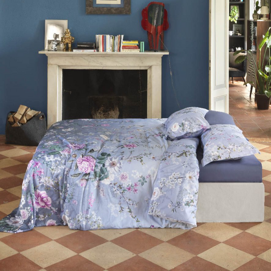 Completo Copripiumino Gardenia Dream in raso di cotone