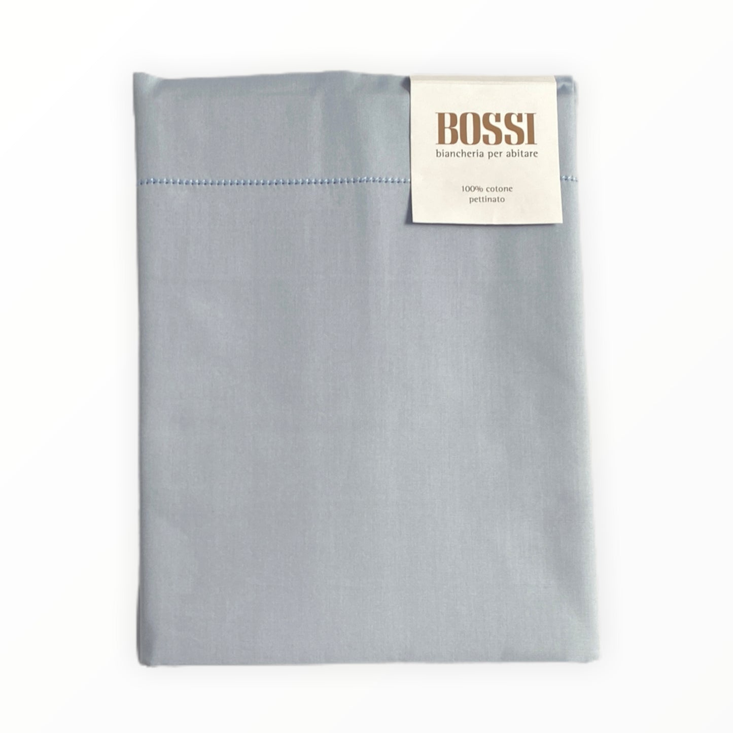 Lenzuolo sopra Bossicolor puro cotone percalle 80 fili cm2.