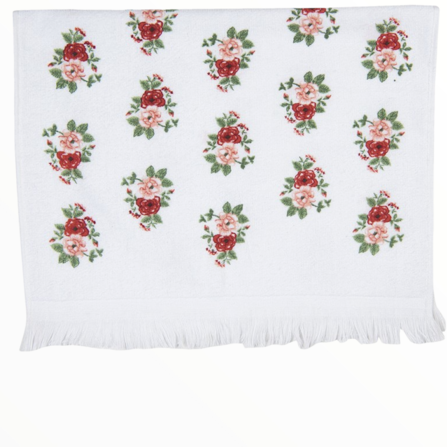 Asciugamano da Cucina Rose Rosse CT012 in Spugna 100% Cotone