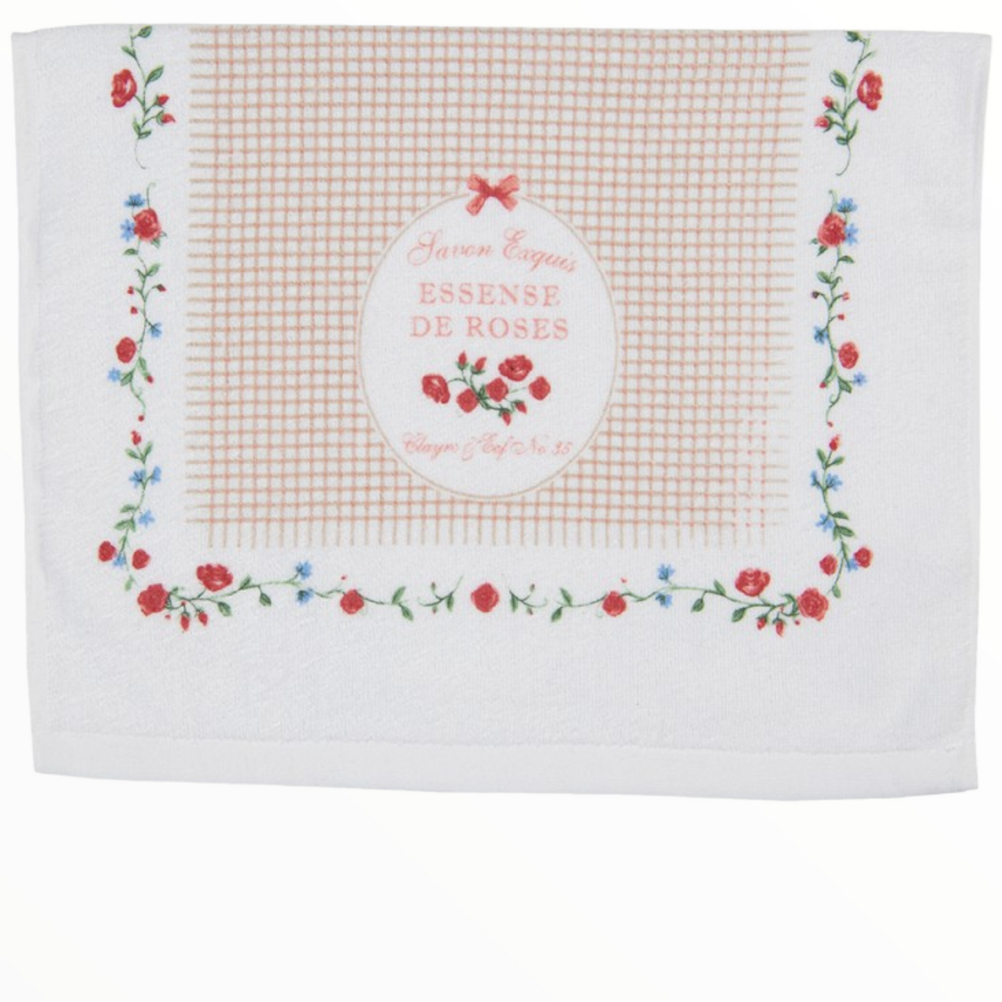 Asciugamano da Cucina Essense de Roses CT008 in Spugna 100% Cotone