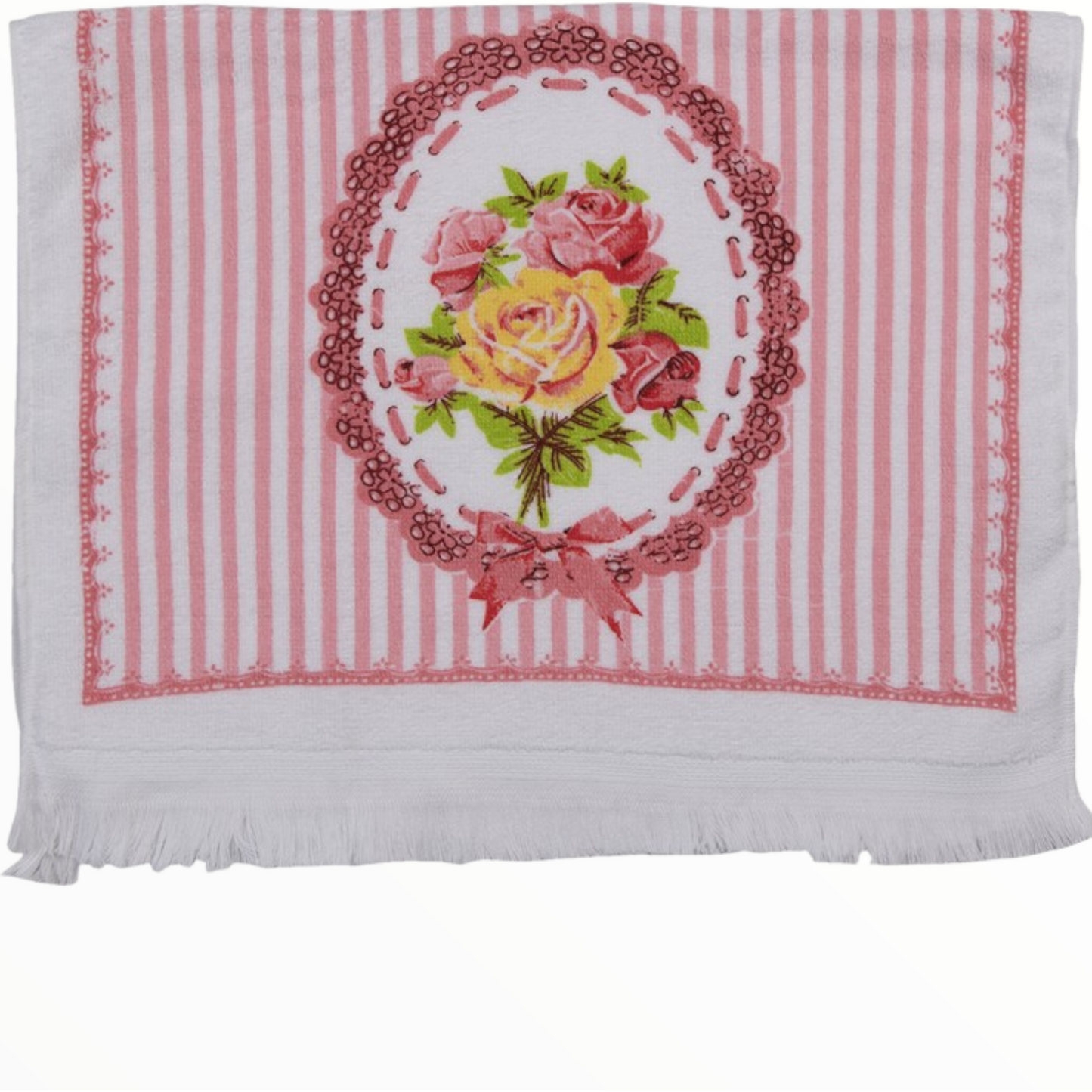 Asciugamano da Cucina Corona di Fiori CT020 in Spugna 100% Cotone