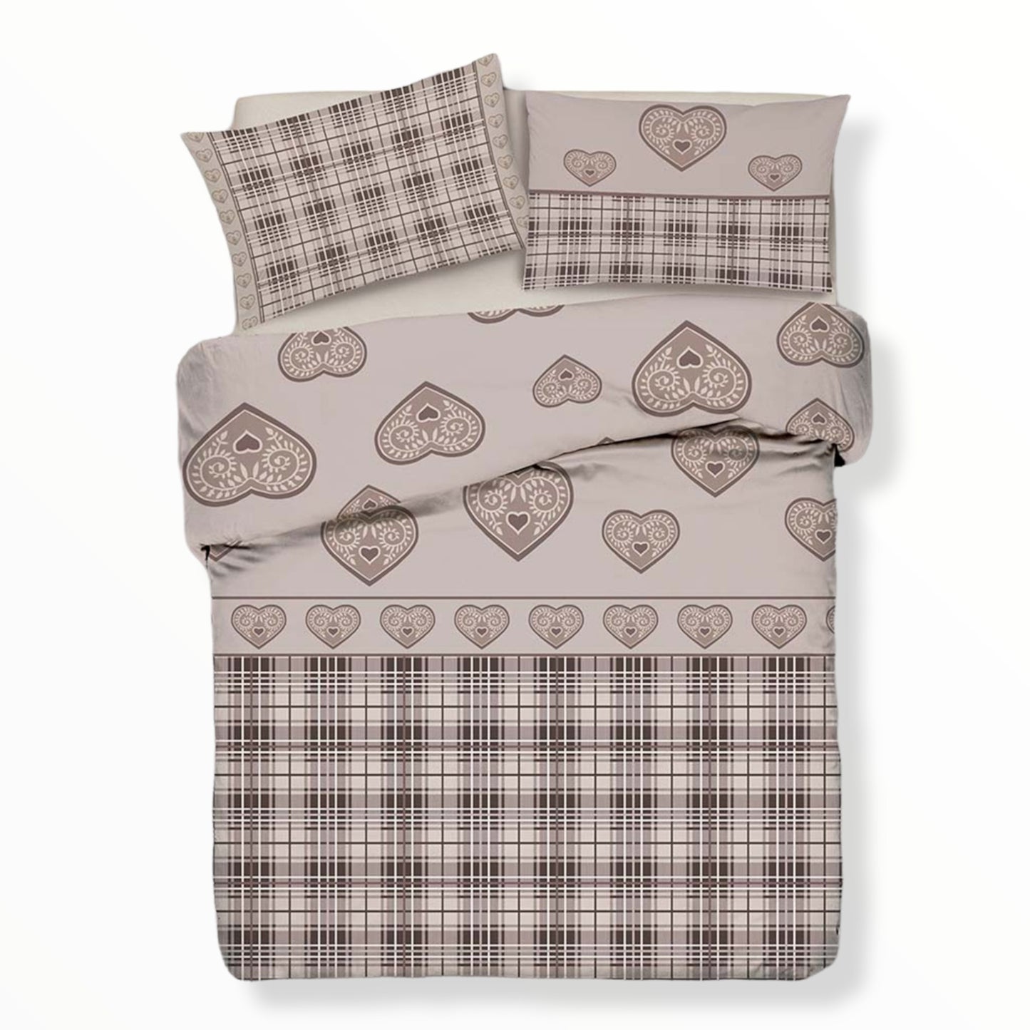 Parure Copripiumino Infinity Gressoney 100% puro cotone