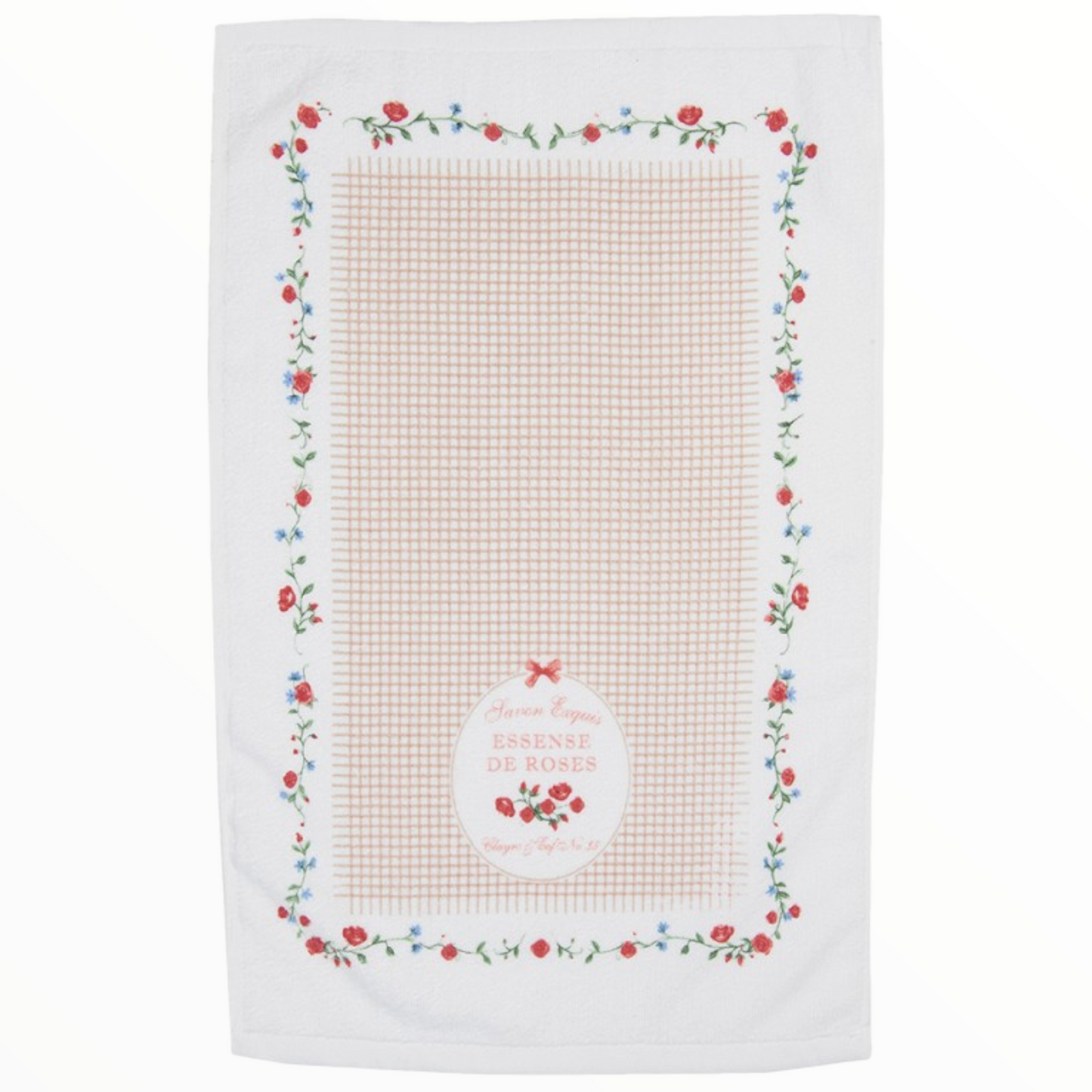 Asciugamano da Cucina Essense de Roses CT008 in Spugna 100% Cotone