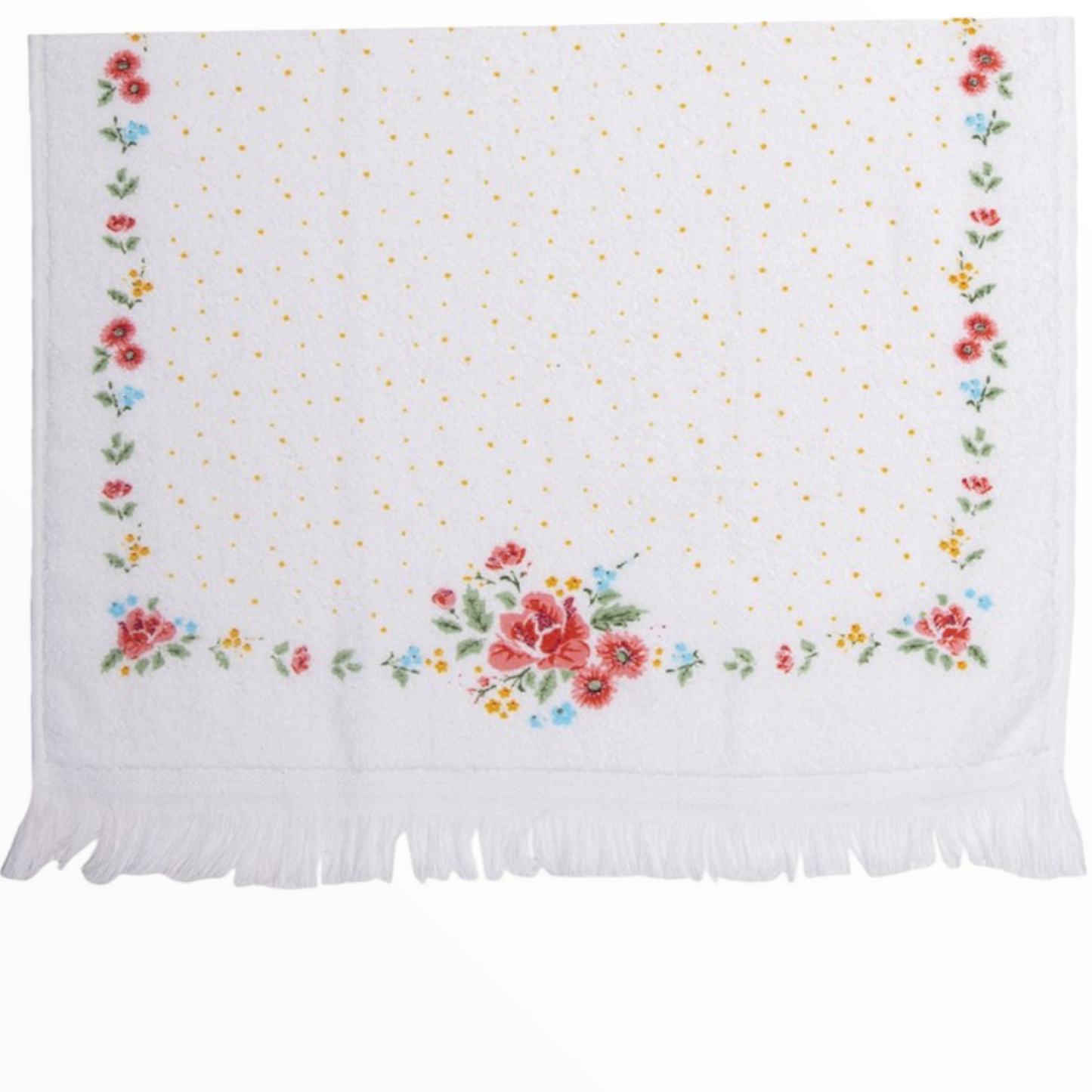 Asciugamano da Cucina Fiori CTLRC2 in Spugna 100% Cotone