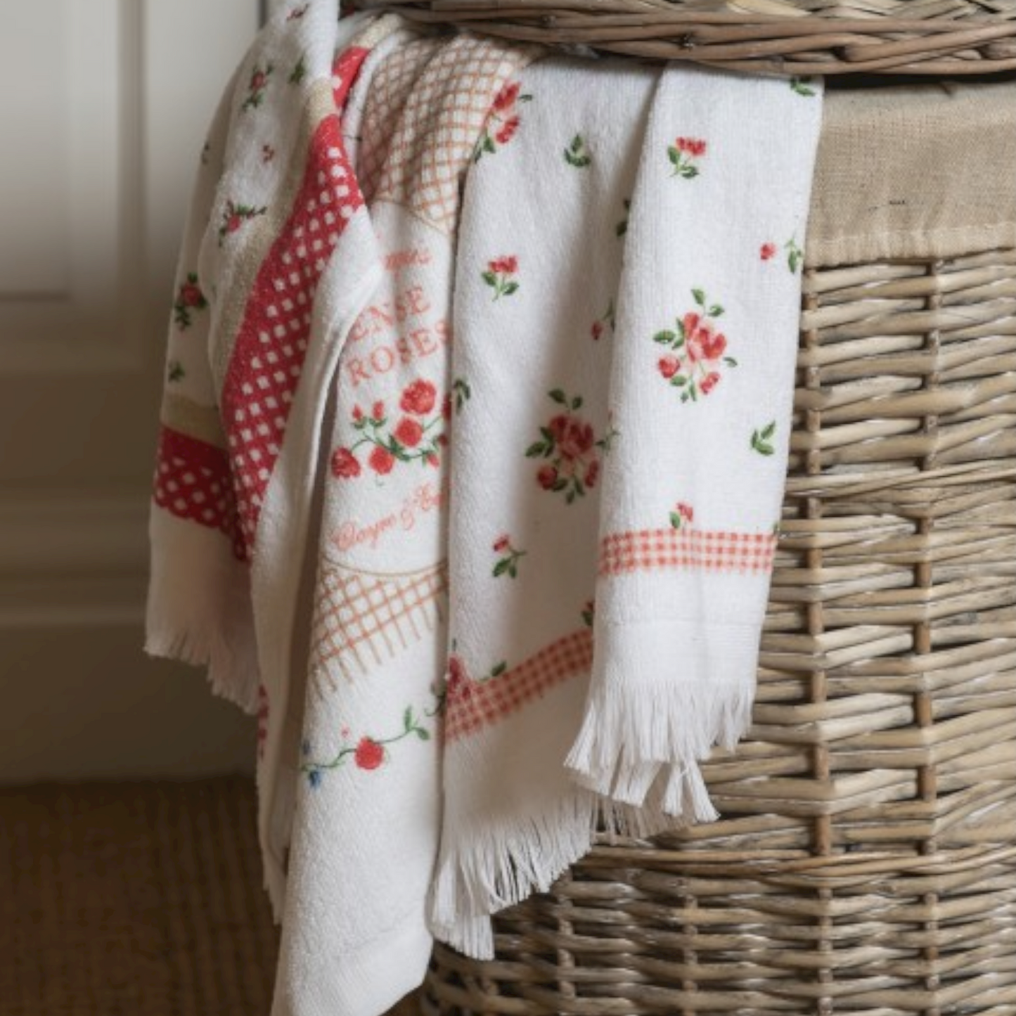 Asciugamano da Cucina Essense de Roses CT008 in Spugna 100% Cotone