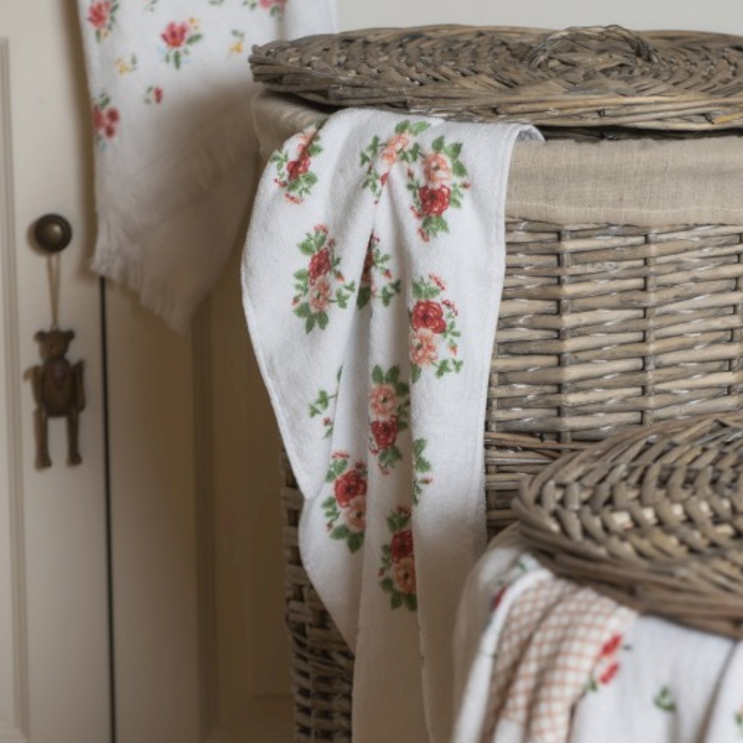Asciugamano da Cucina Rose Rosse CT012 in Spugna 100% Cotone