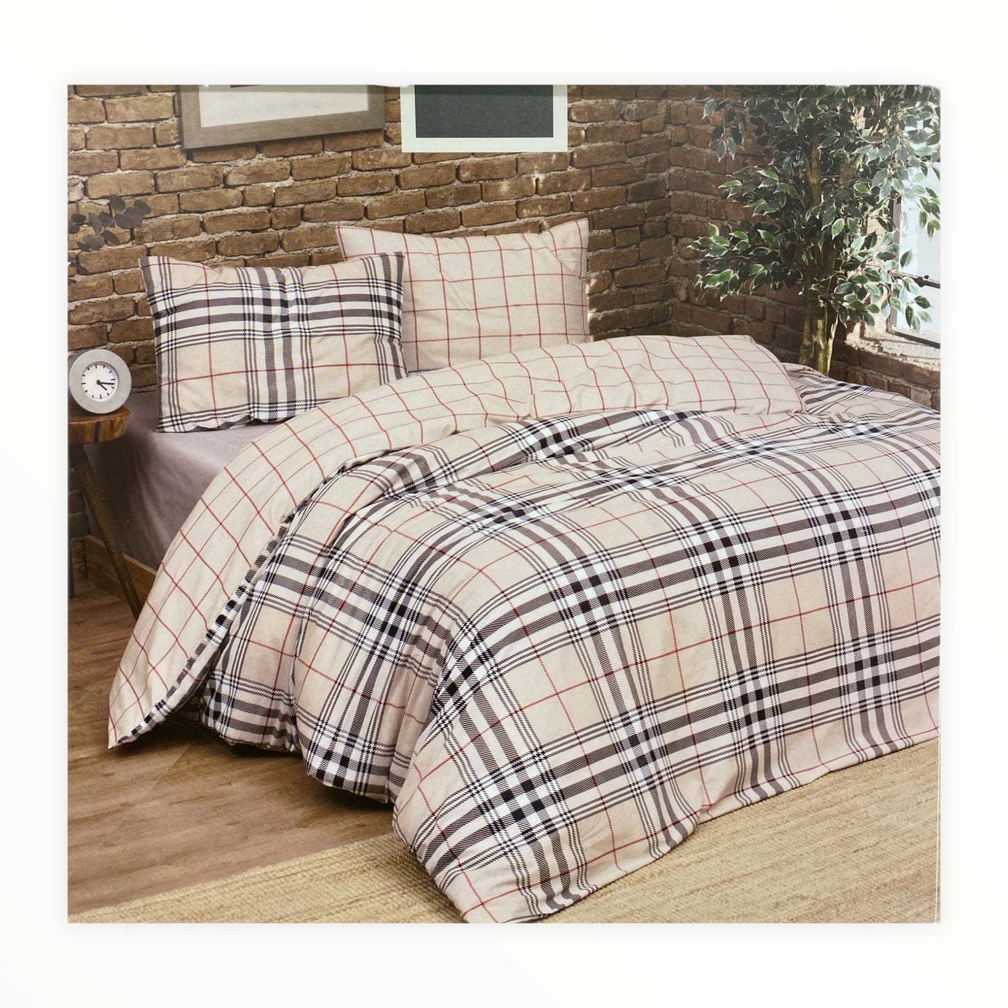 Parure Copripiumino Infinity Boston 100% puro cotone