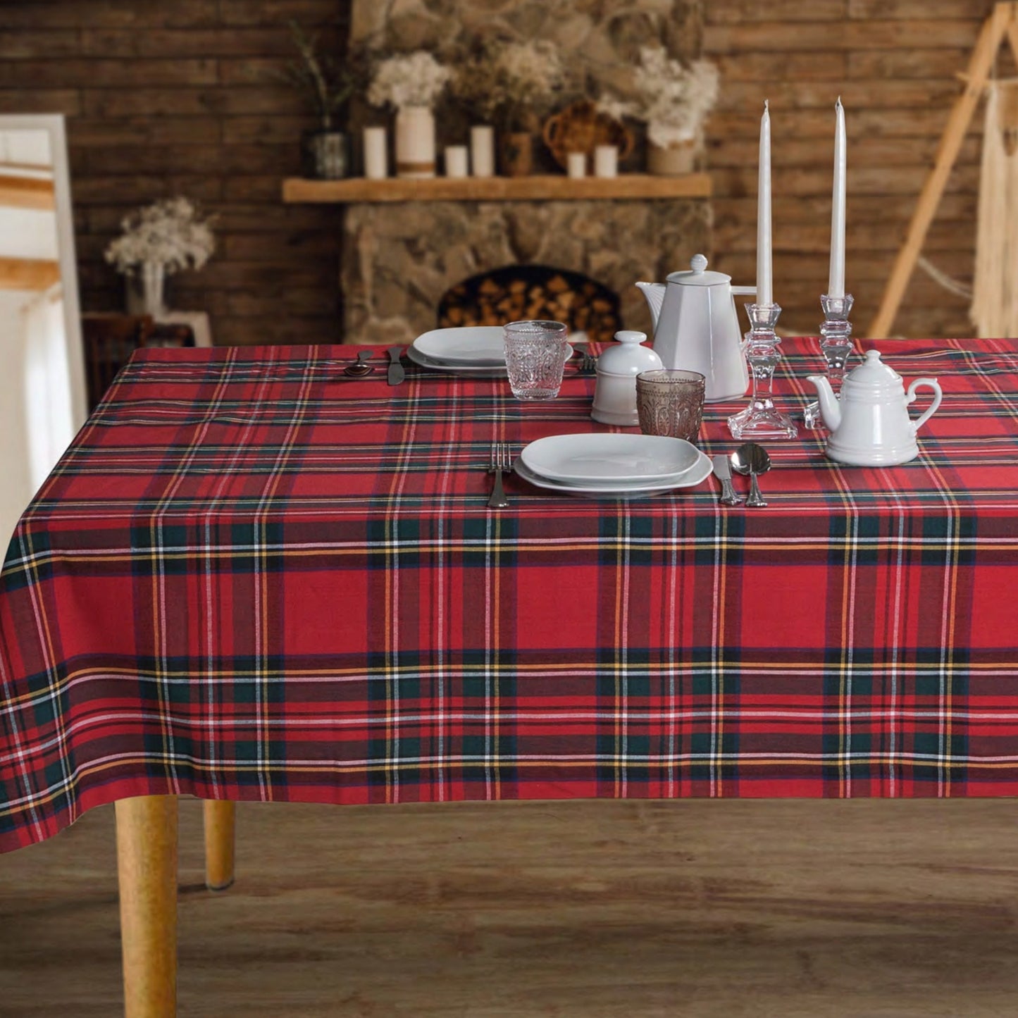 Tovaglia Clan puro cotone tinto filo