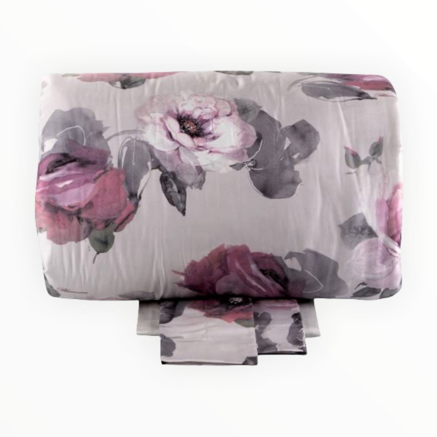 Completo copripiumino Cloe all over 100% raso di cotone stampato