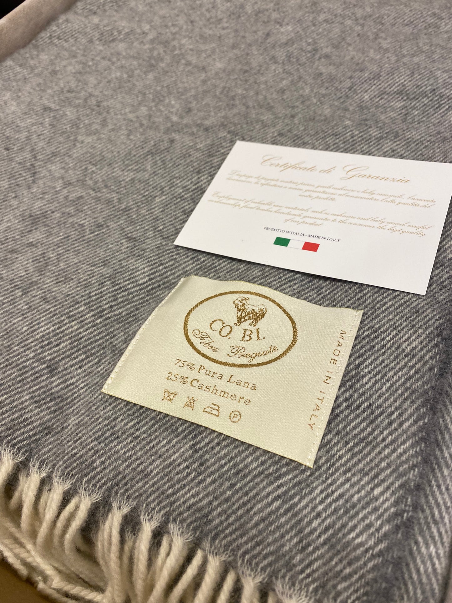 Plaid Eolo Misto Cashmere