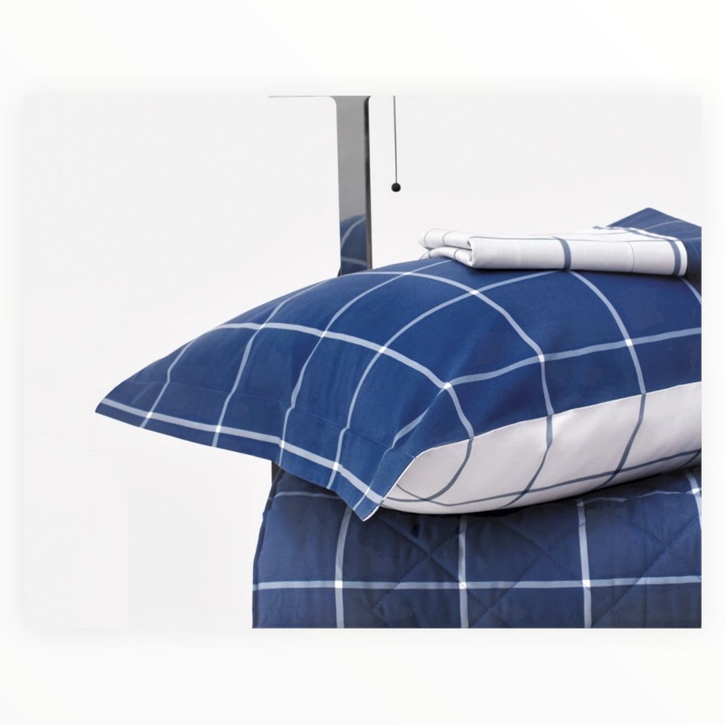 Parure copripiumino Molino Dorino 100% cotone pettinato tinto filo