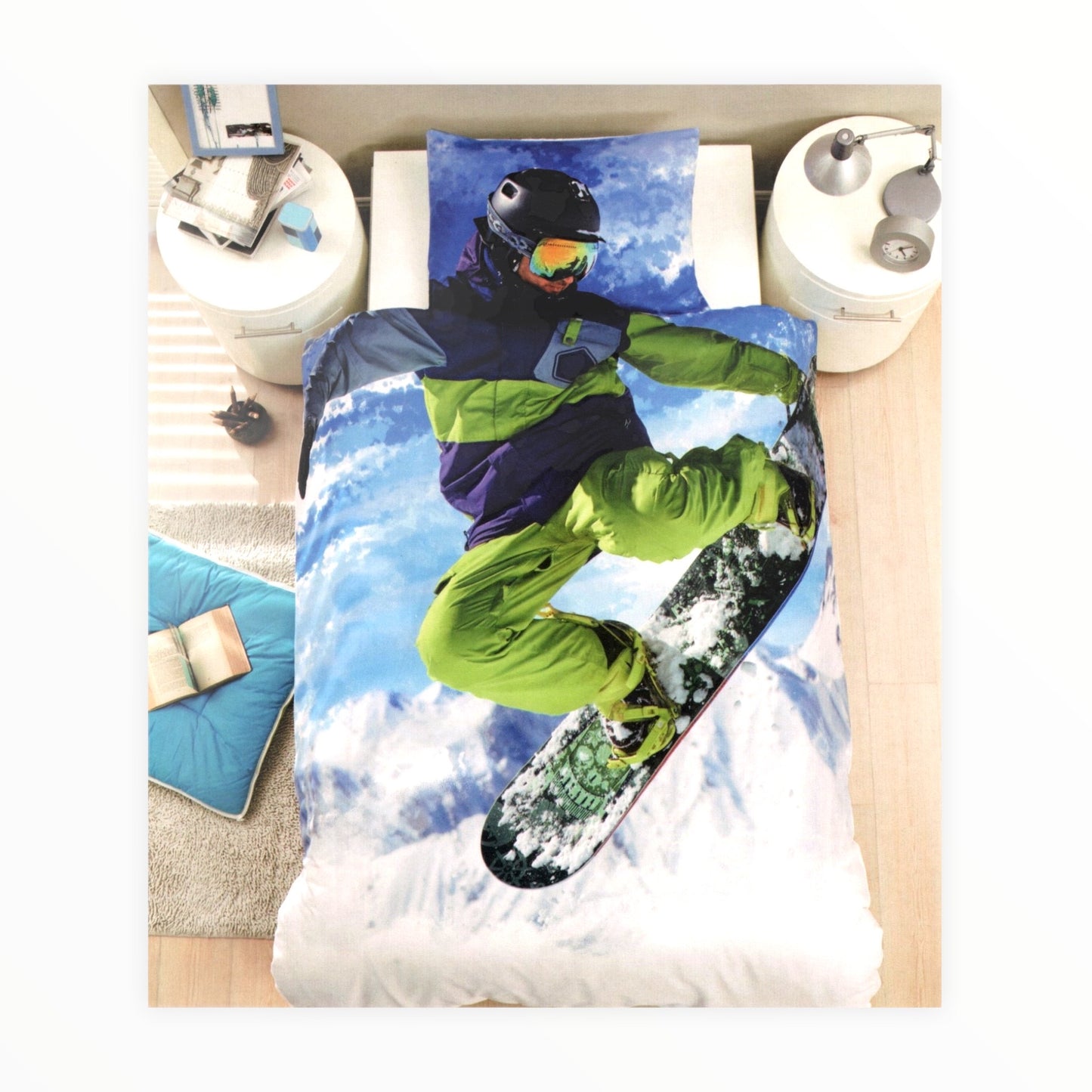 Parure Copripiumino Boys & Girls Snowboard