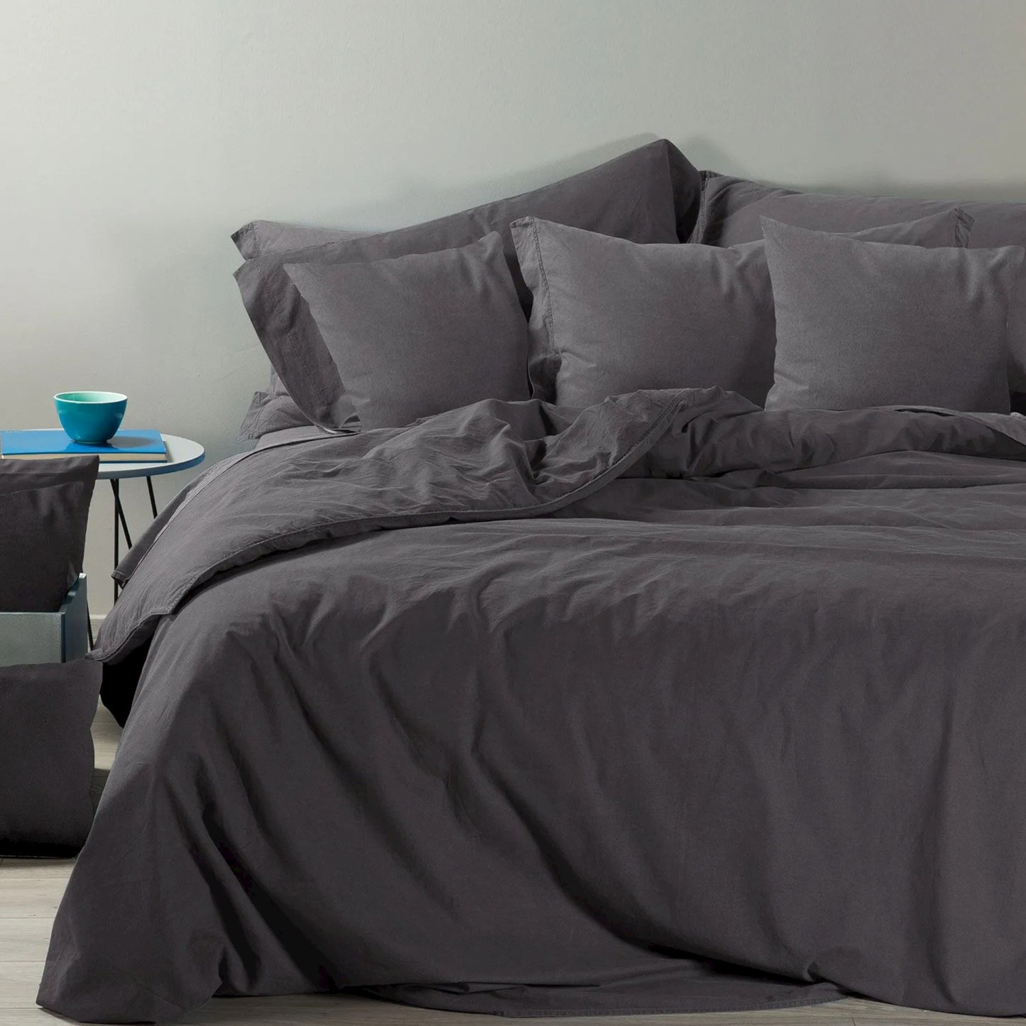 Completo copripiumino Jeans 100% cotone