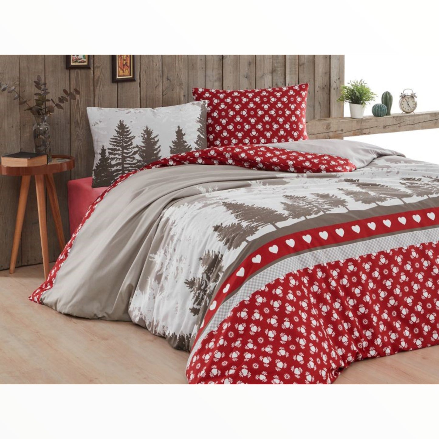 Parure Copripiumino Infinity Foresta 100% puro cotone