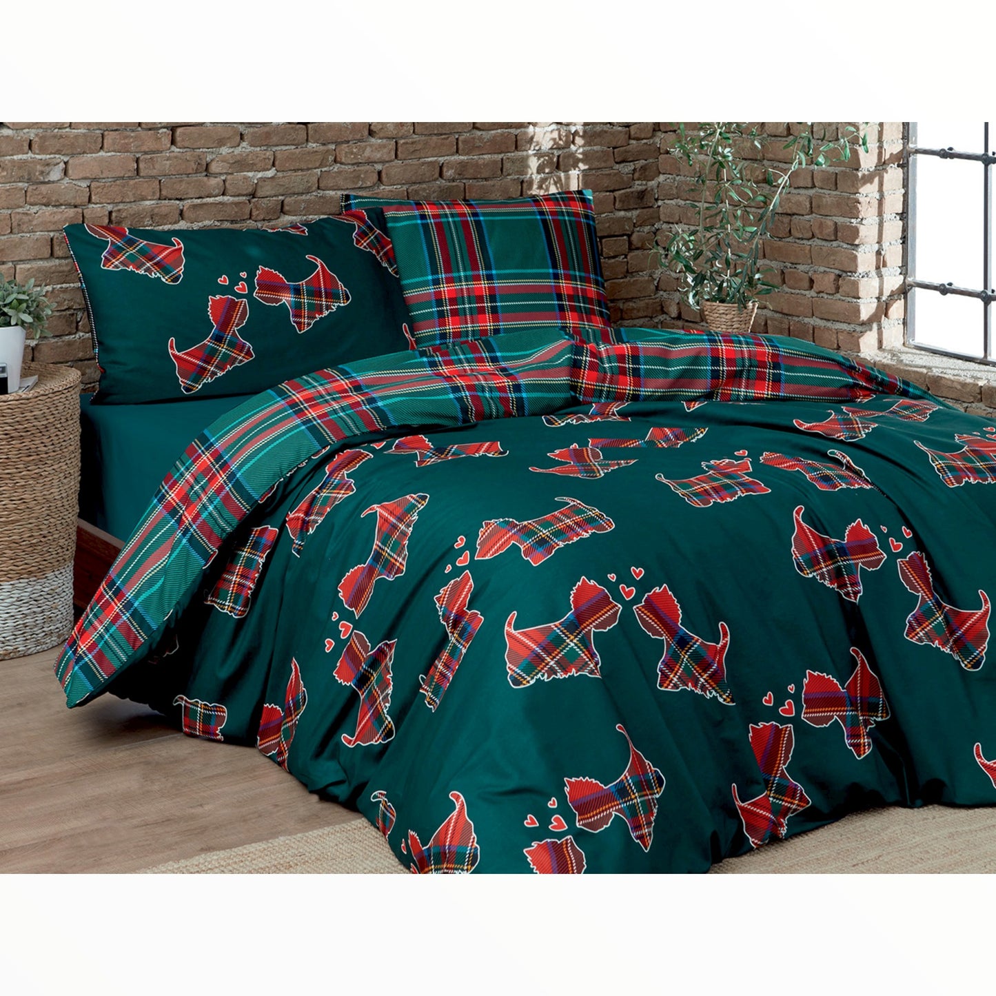 Parure Copripiumino Infinity Cuccioli 100% puro cotone