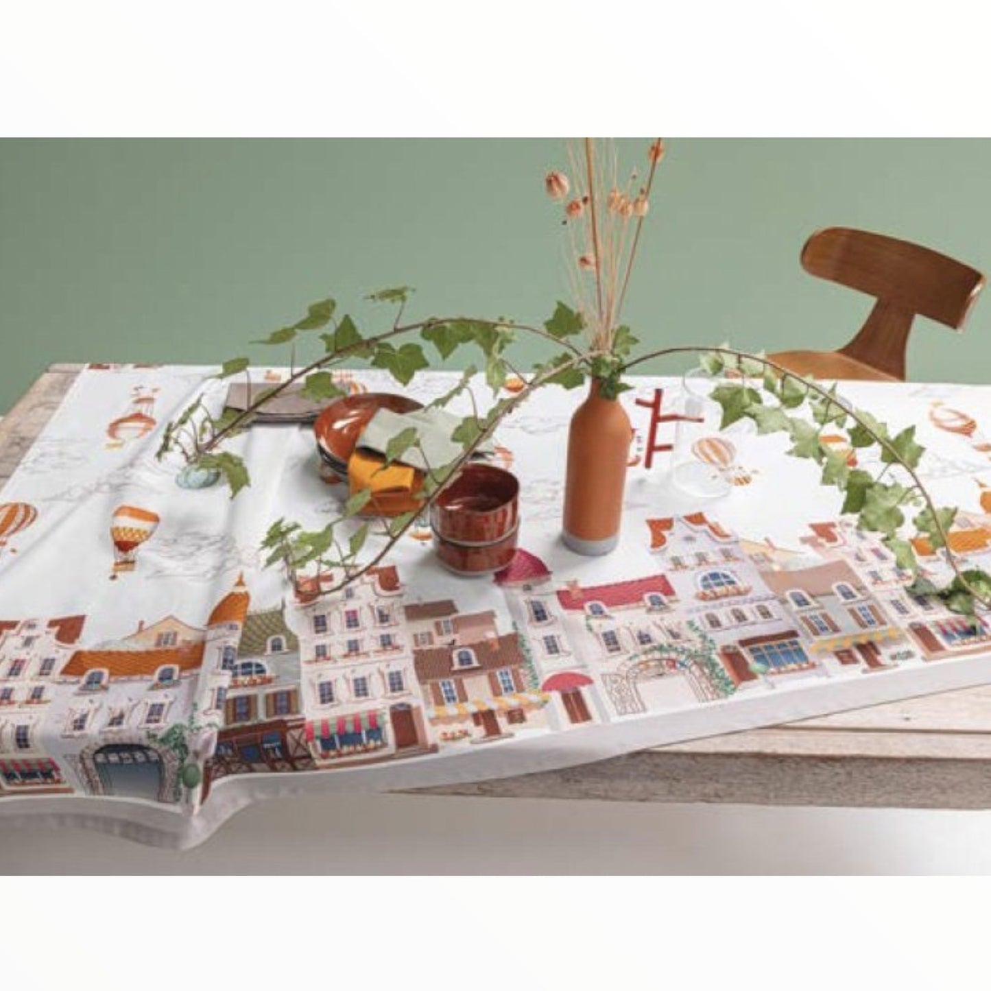 Tovaglia casette 100% cotone