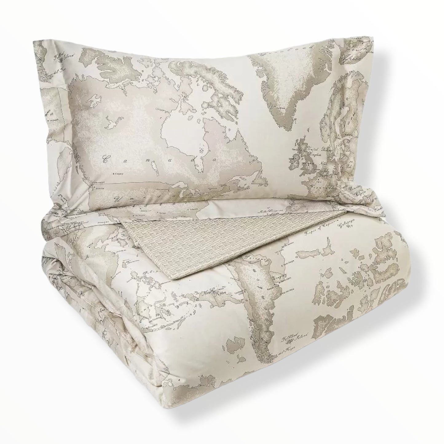 Completo Copripiumino Geo Safari in Raso di Puro Cotone