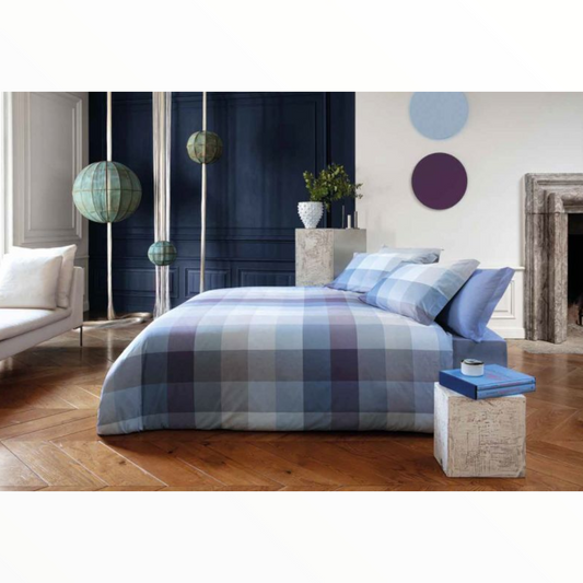 Parure lenzuola Wally 100% cotone pettinato tinto in filo
