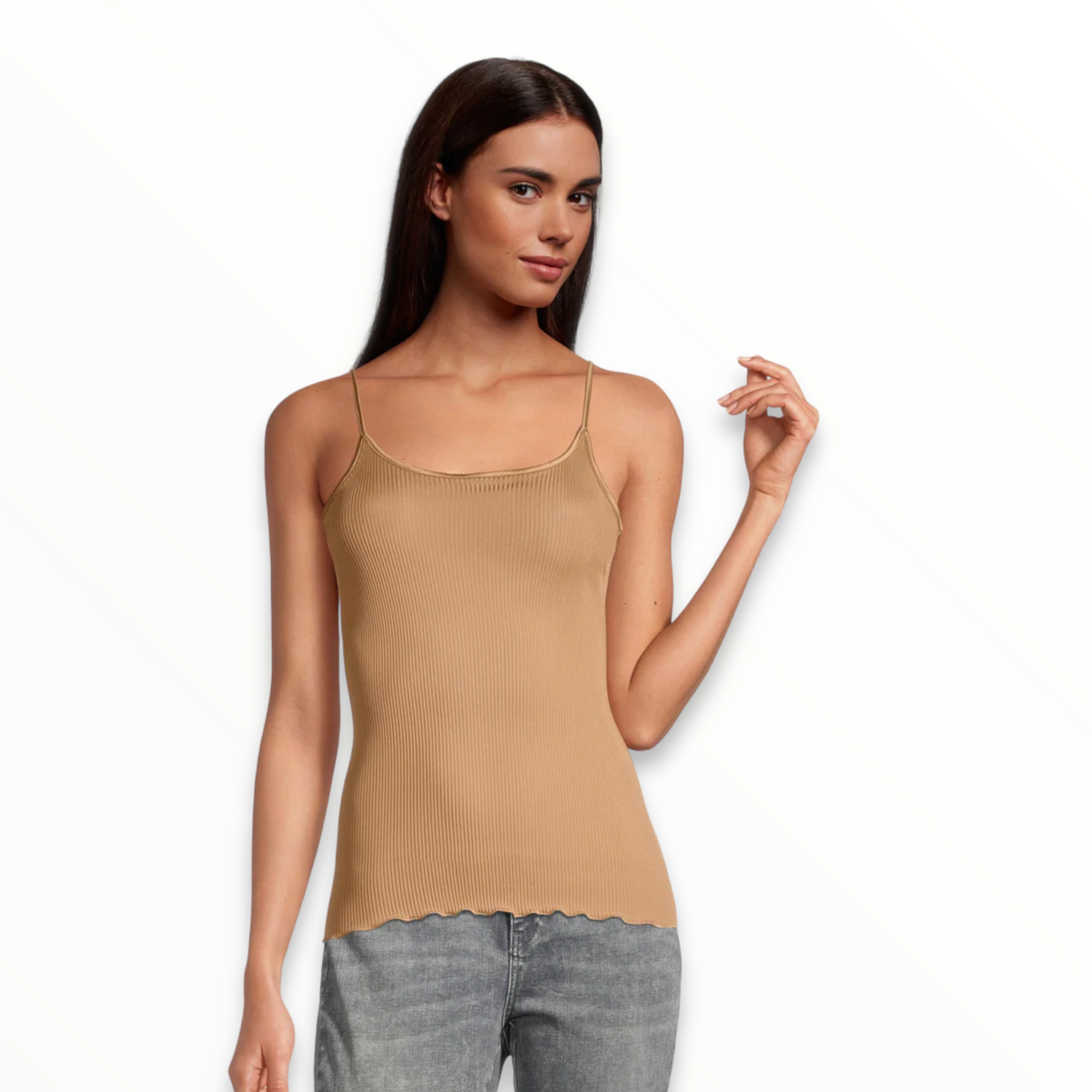 Top a costine seta pura 9450