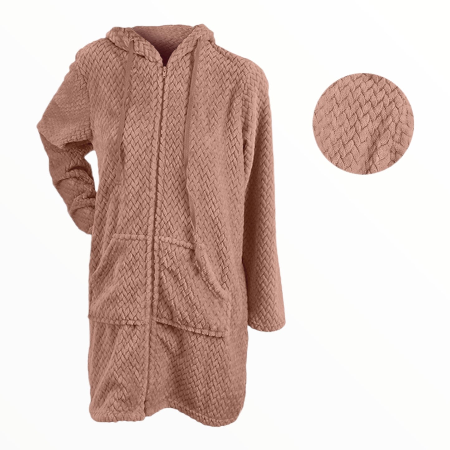 Vestaglia Flannel Jacquard Daunex