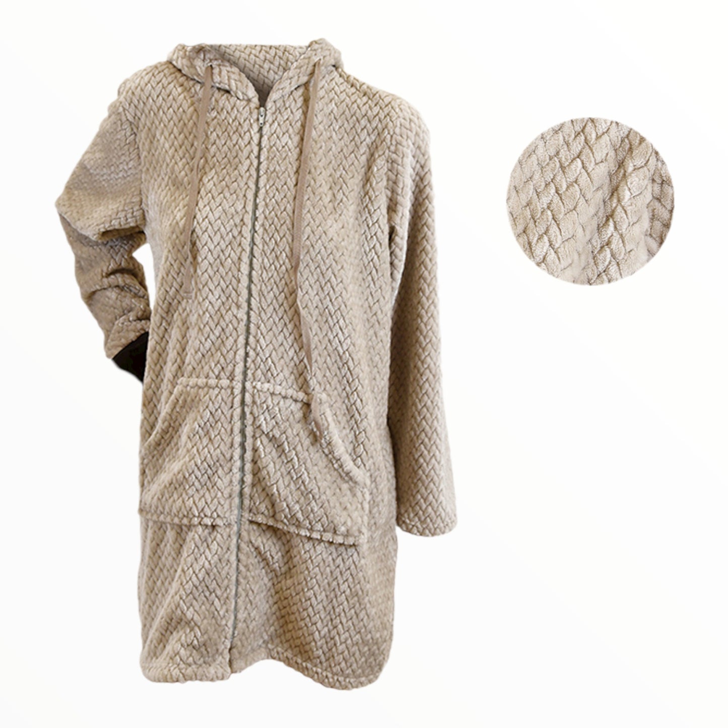 Vestaglia Flannel Jacquard Daunex