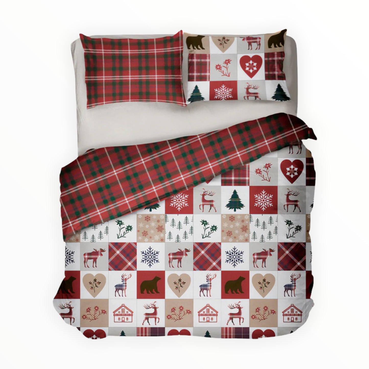 Parure Copripiumino Infinity Aspen 100% puro cotone