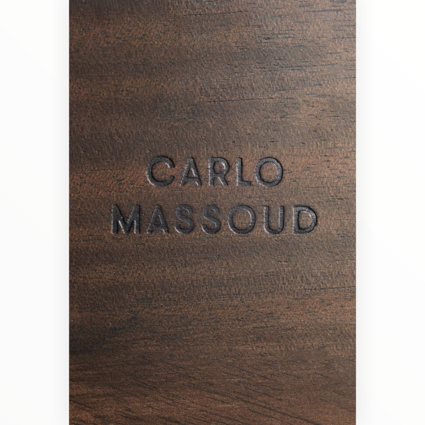 Oggetto Espresso Beirut in mogano 29622