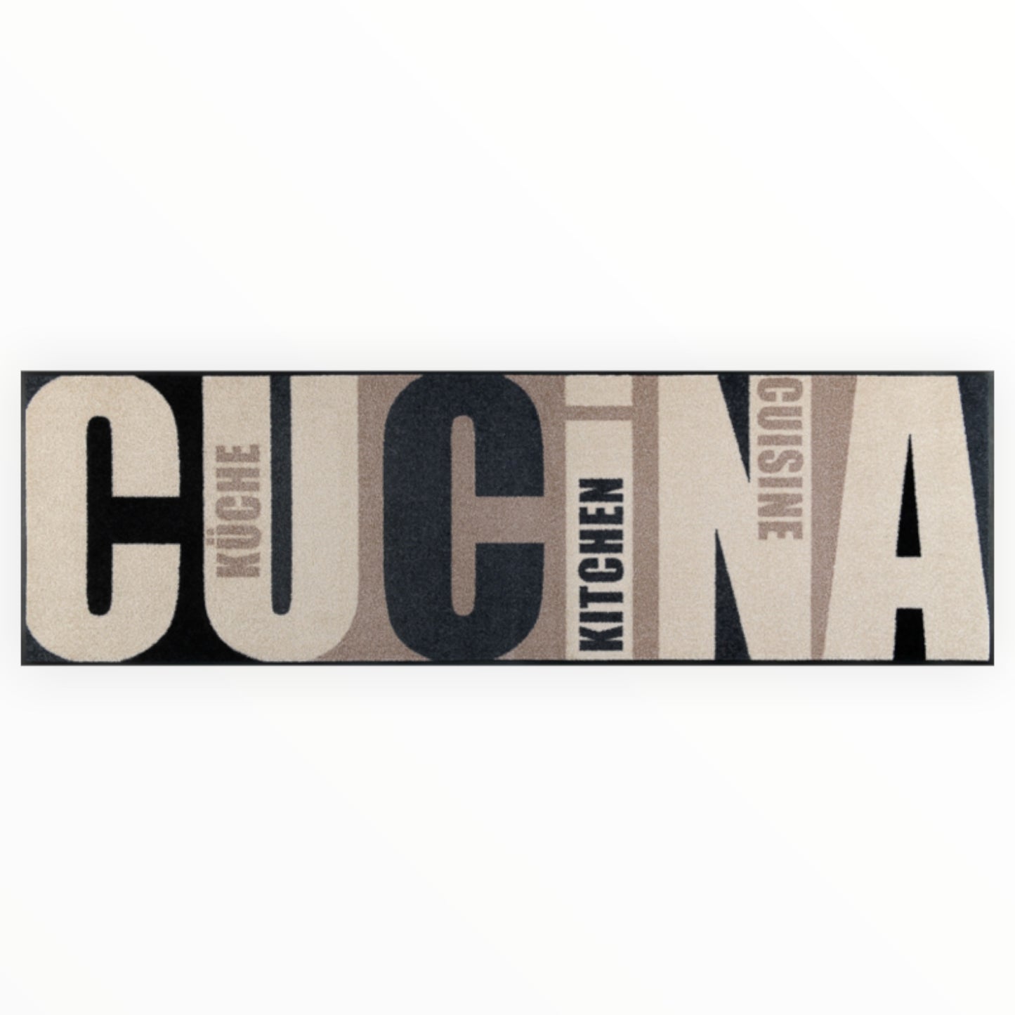 Tappeto antiscivolo Cucina Pura Wash+Dry con bordo