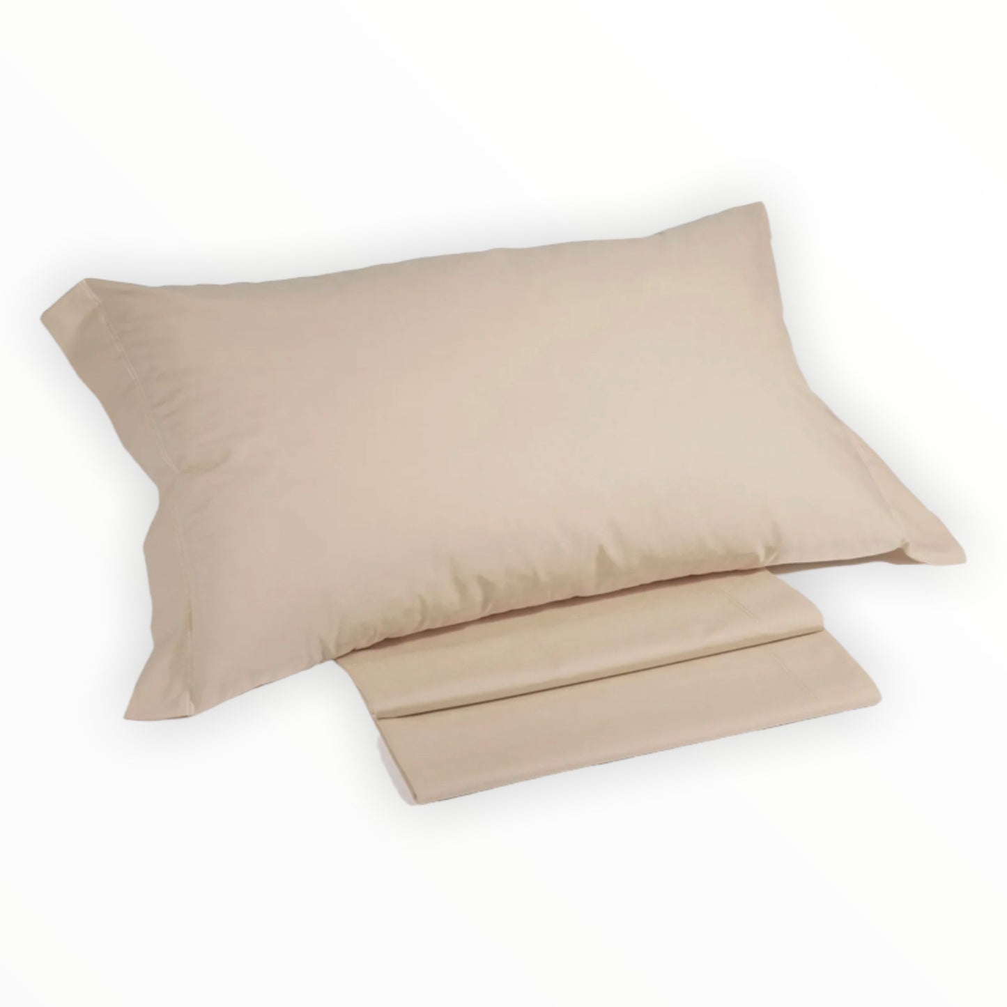 Coppia federe a due volant 100% cotone Caleffi Colors
