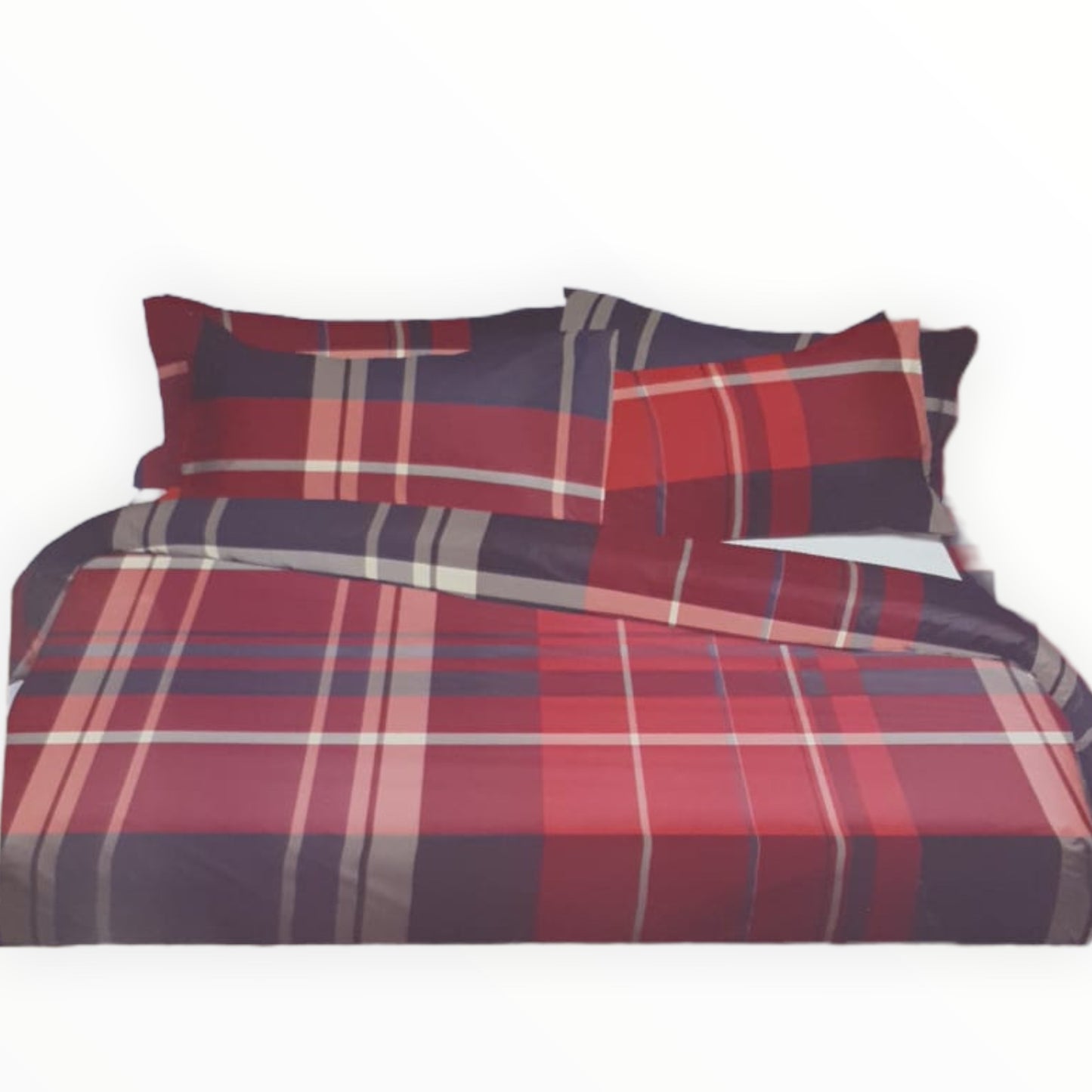 Parure copripiumino Master 100% cotone pettinato tinto filo