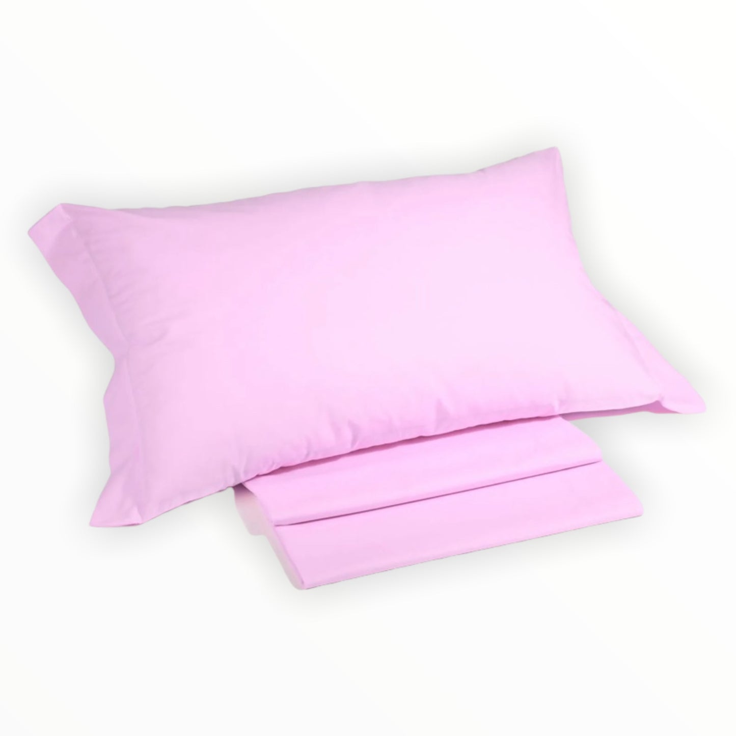 Coppia federe a due volant 100% cotone Caleffi Colors