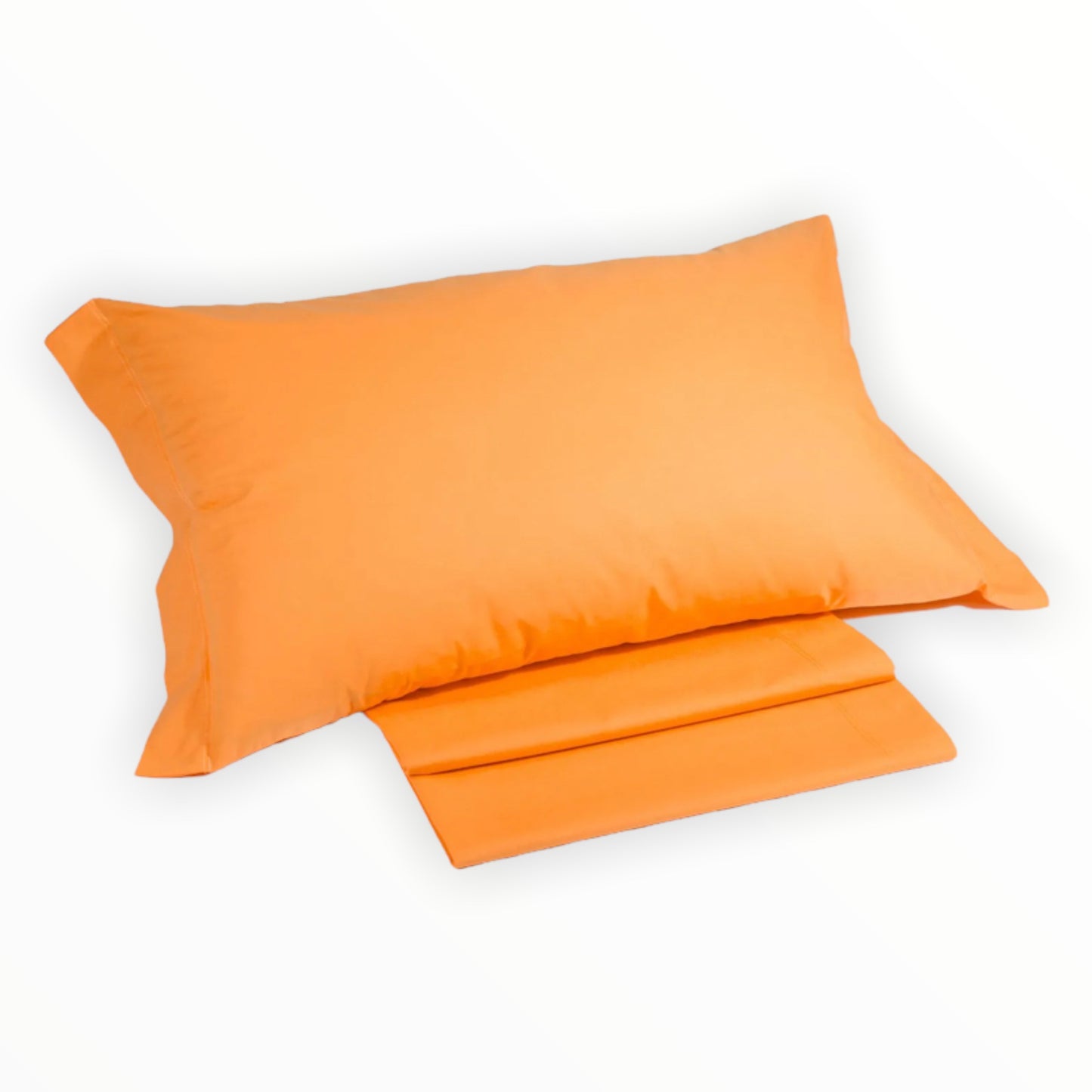 Coppia federe a due volant 100% cotone Caleffi Colors