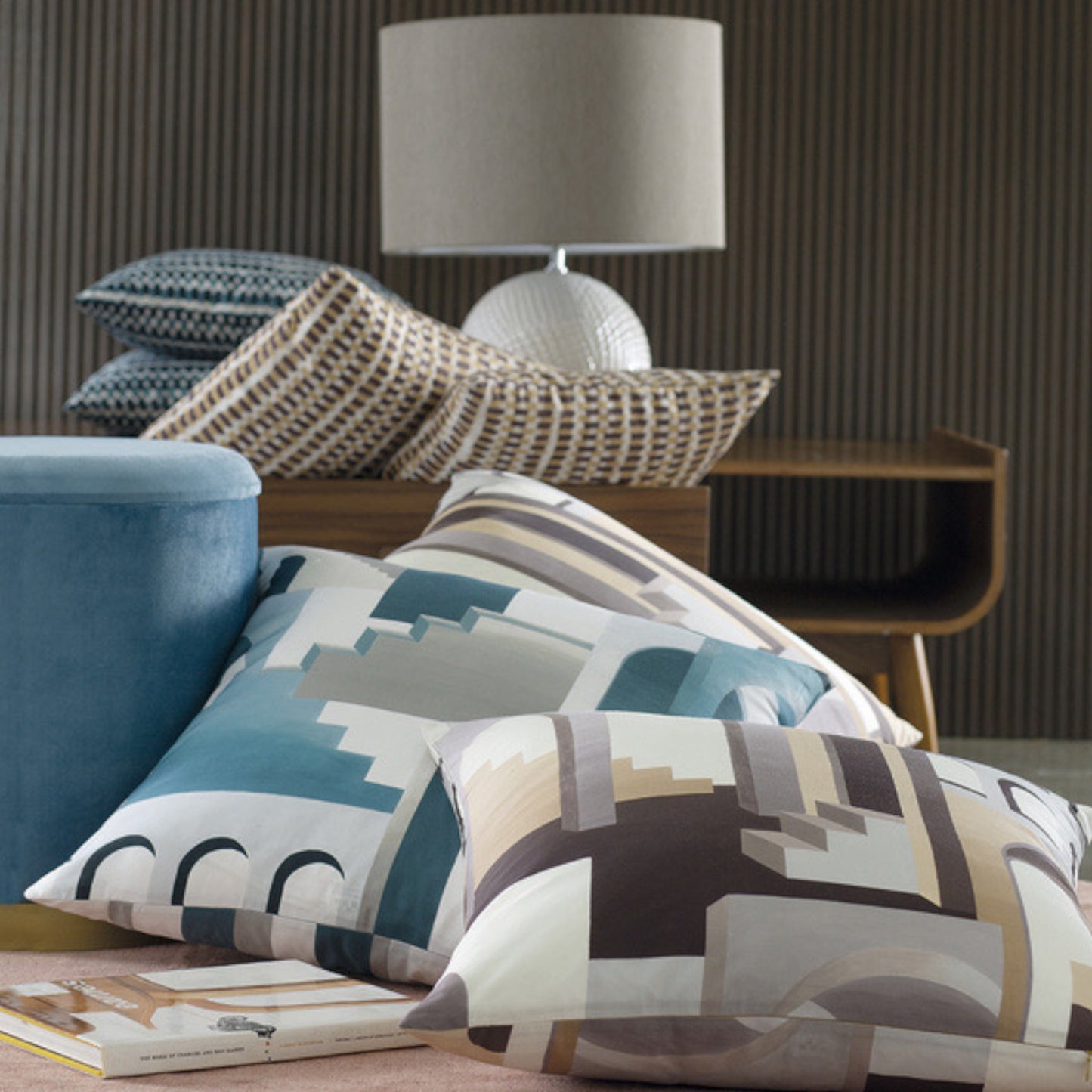 Completo Copripiumino Roma 100% raso cotone 300 t.c.