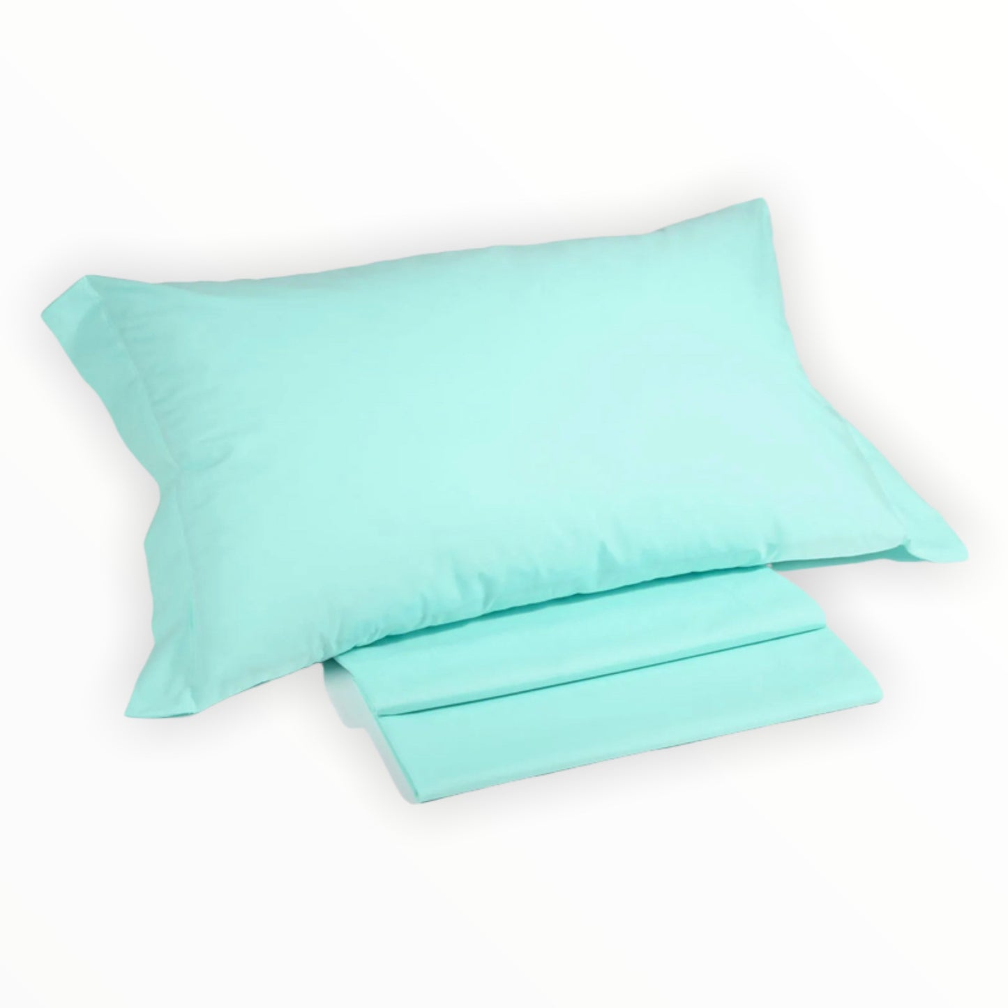 Coppia federe a due volant 100% cotone Caleffi Colors