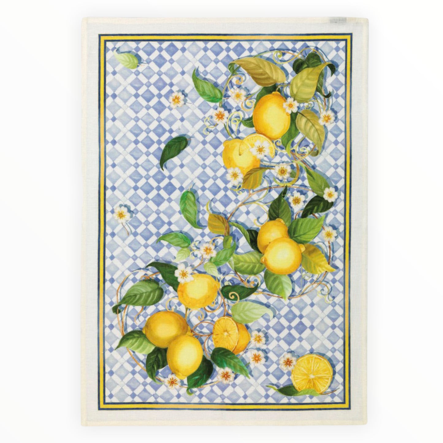 Strofinaccio Sevillana Limoni in puro lino