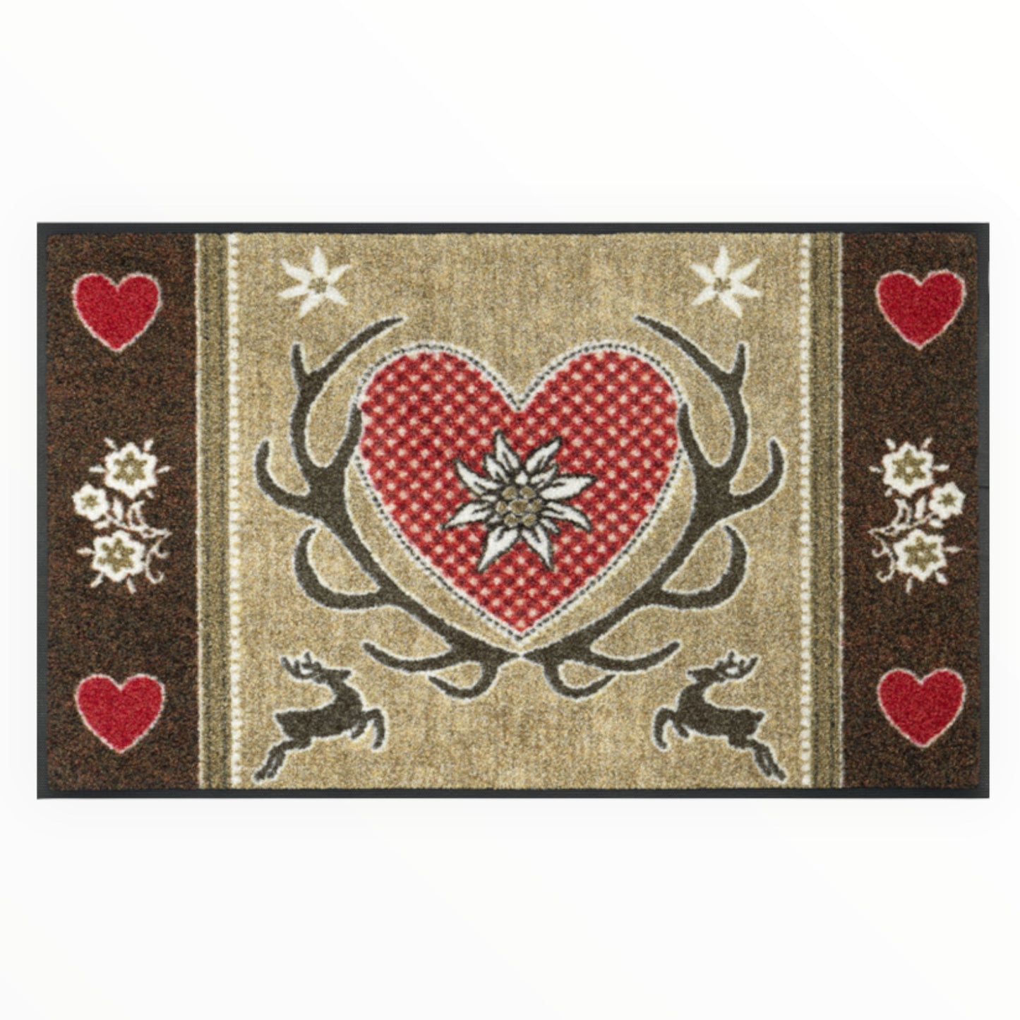 Tappeto antiscivolo Wild Hearts Wash+Dry Design