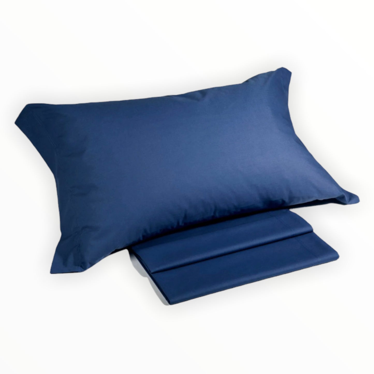 Coppia federe a due volant 100% cotone Caleffi Colors