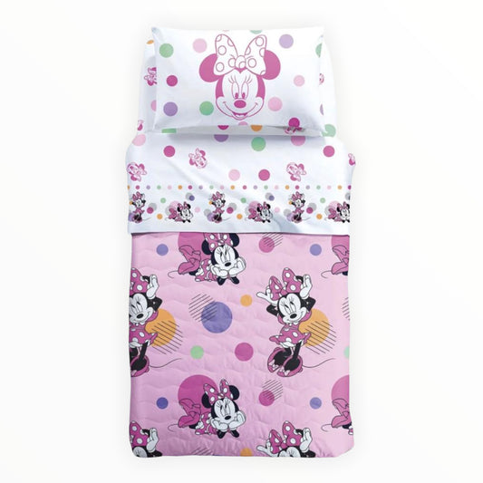 Copriletto Minnie Allegra 100% Cotone