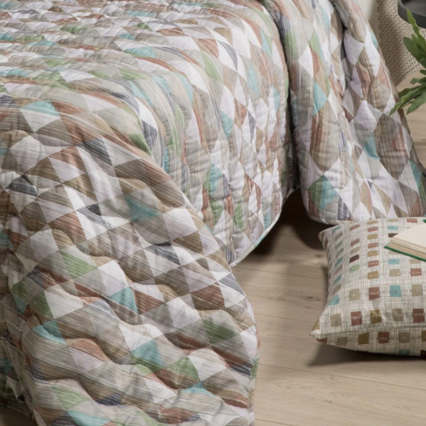 Copriletto Diletto Trapuntato Ethno in Microfibra