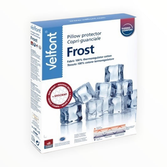 Copriguanciale Frost 100% cotone termoregolatore packaging