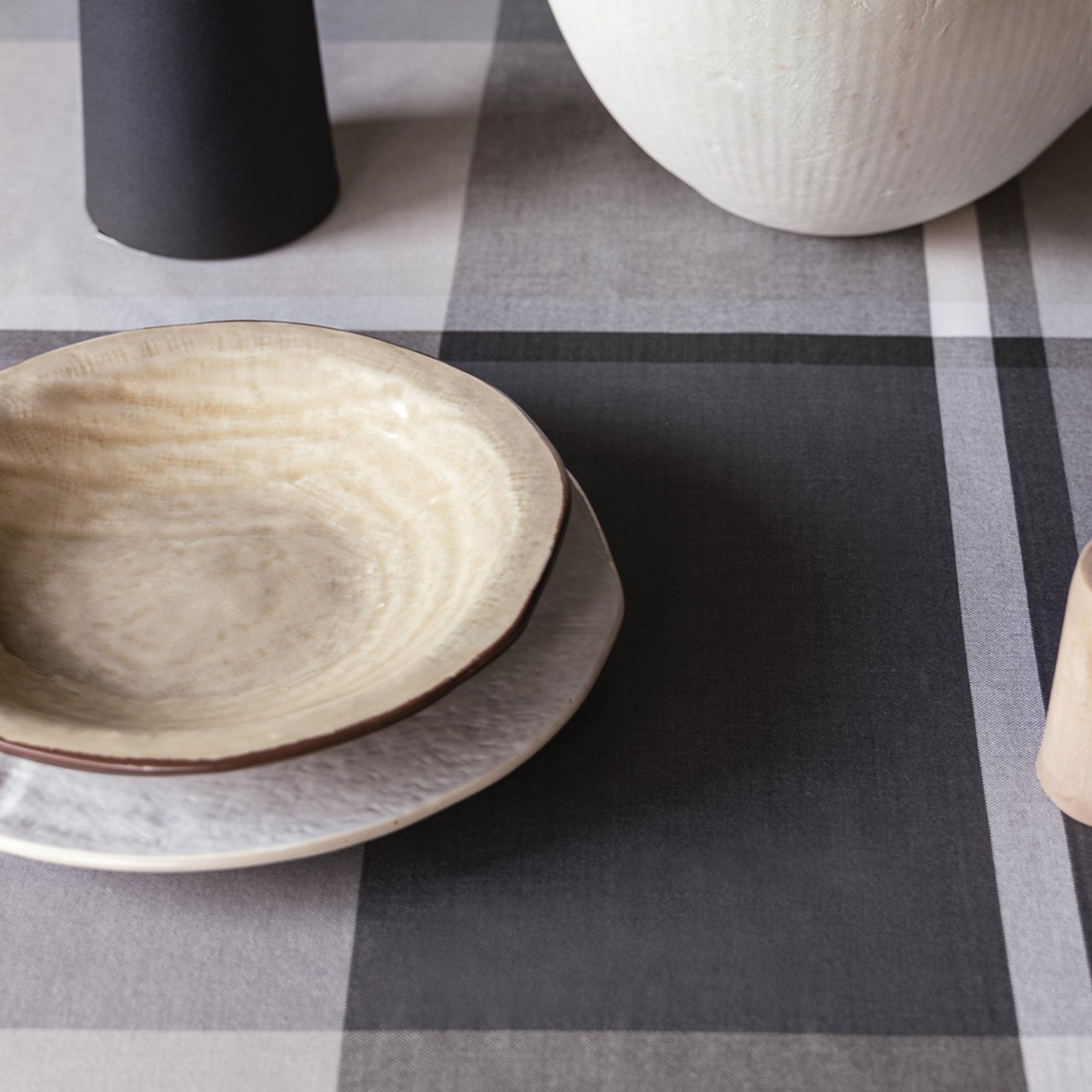 Tovaglia Tartan type 1385 in cotone pettinato tinto filo