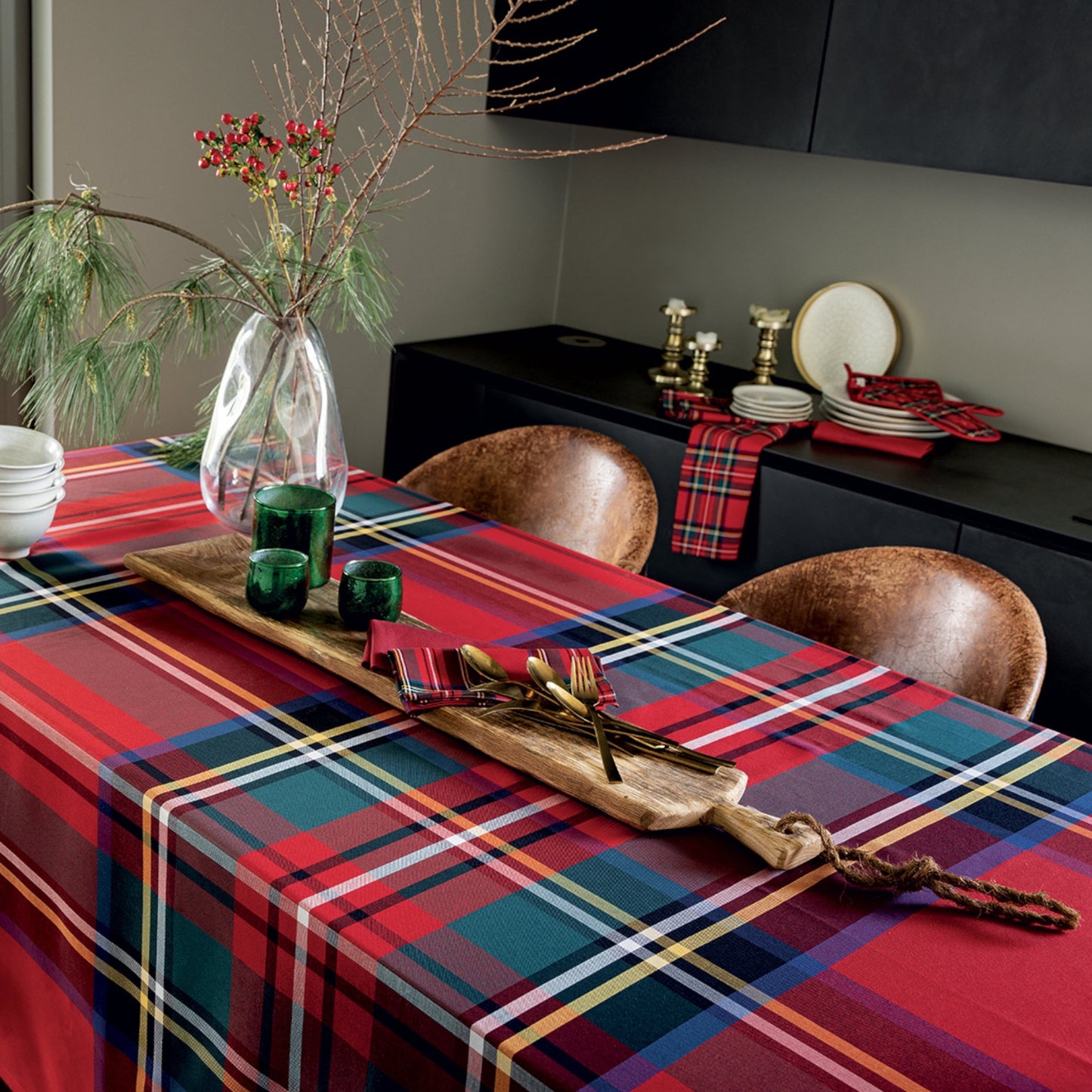 Tovaglia 1395 cotone pettinato tinto in filo